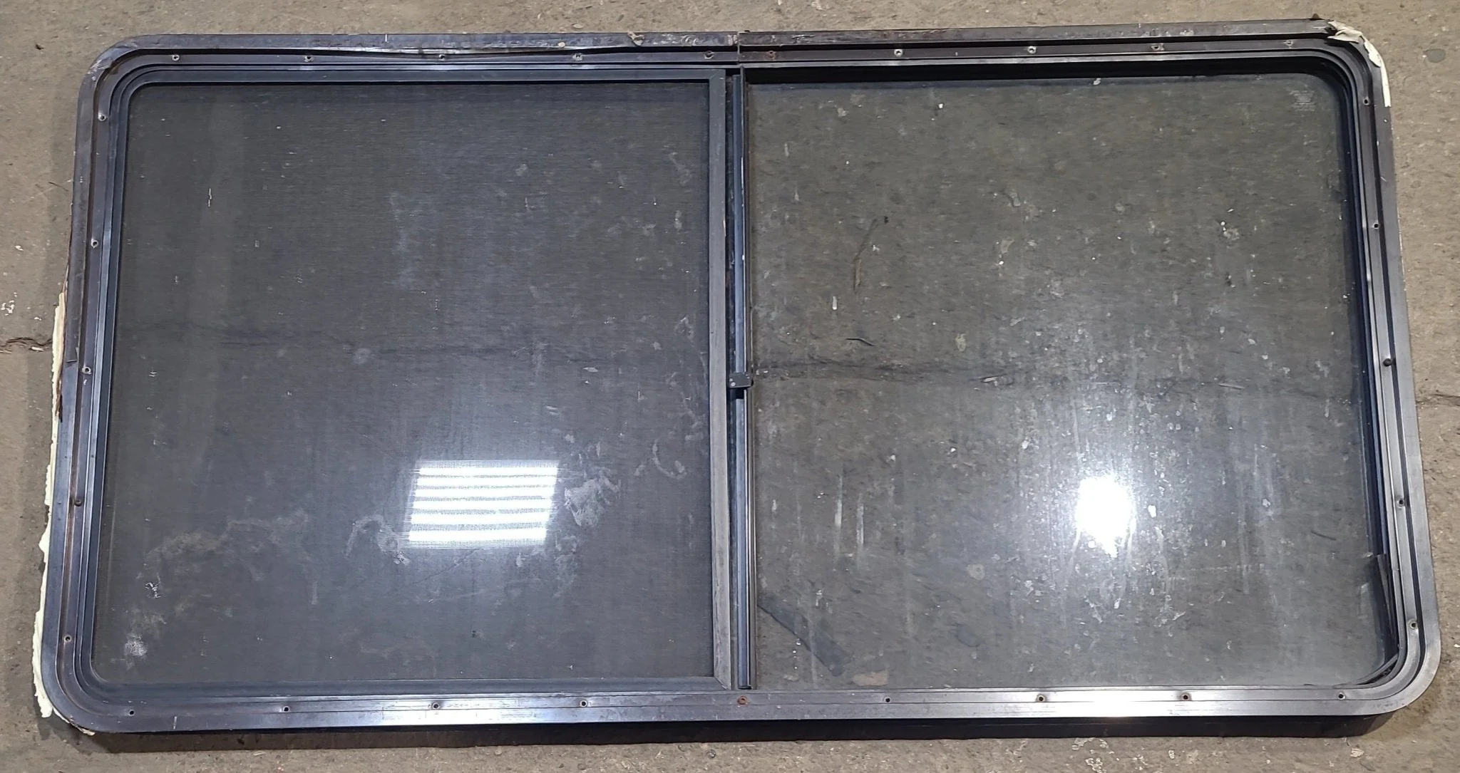 Used Black Radius Opening Window : 57" W x 27 3/4" H x 1 7/8" D - Image 5