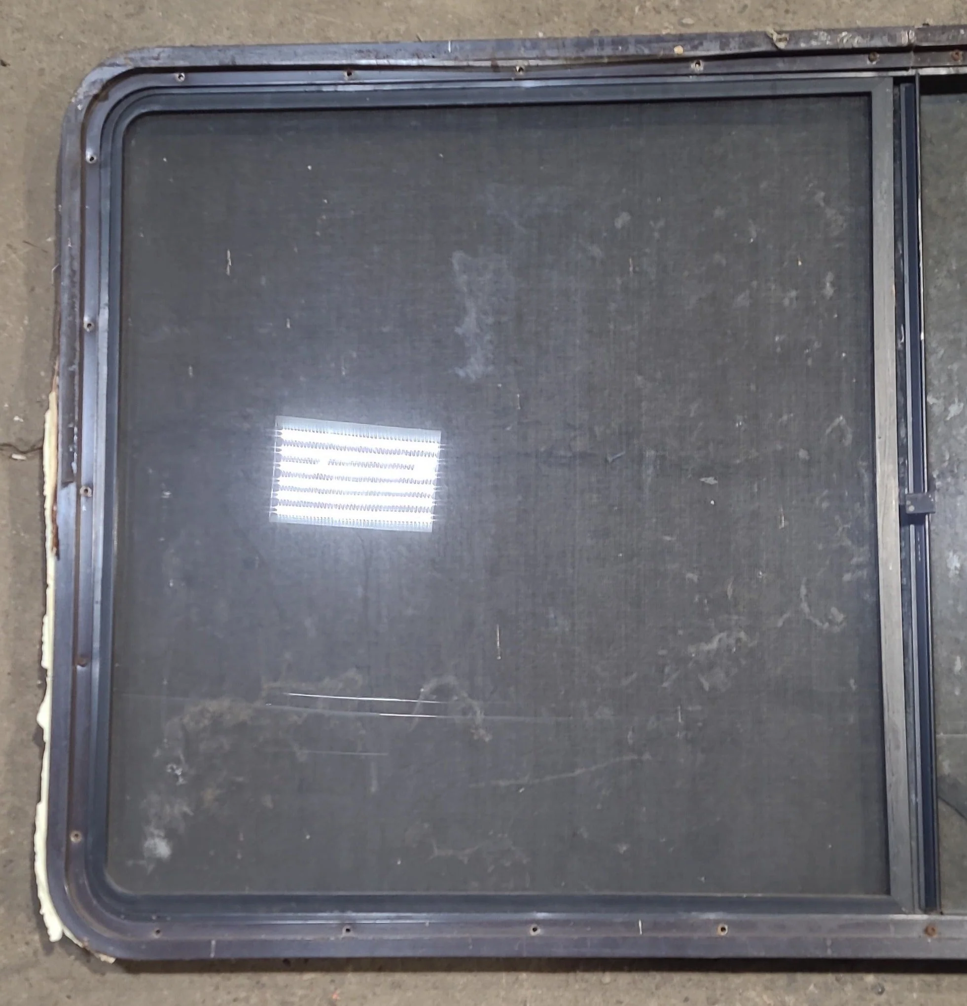 Used Black Radius Opening Window : 57" W x 27 3/4" H x 1 7/8" D - Image 6