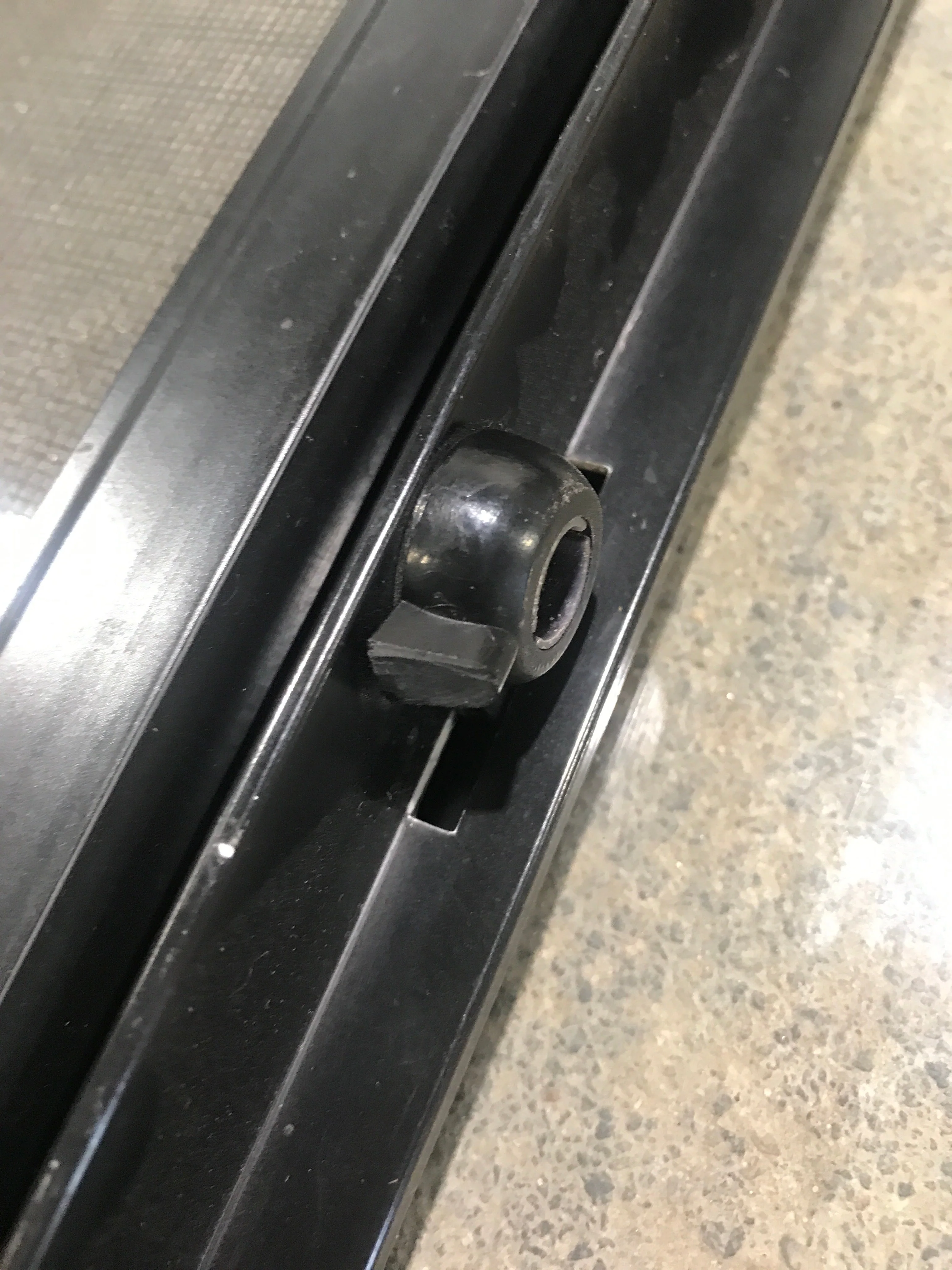Used Black Radius Opening Window : 59 1/2" W X 25 3/4" H X 2" D - Image 8