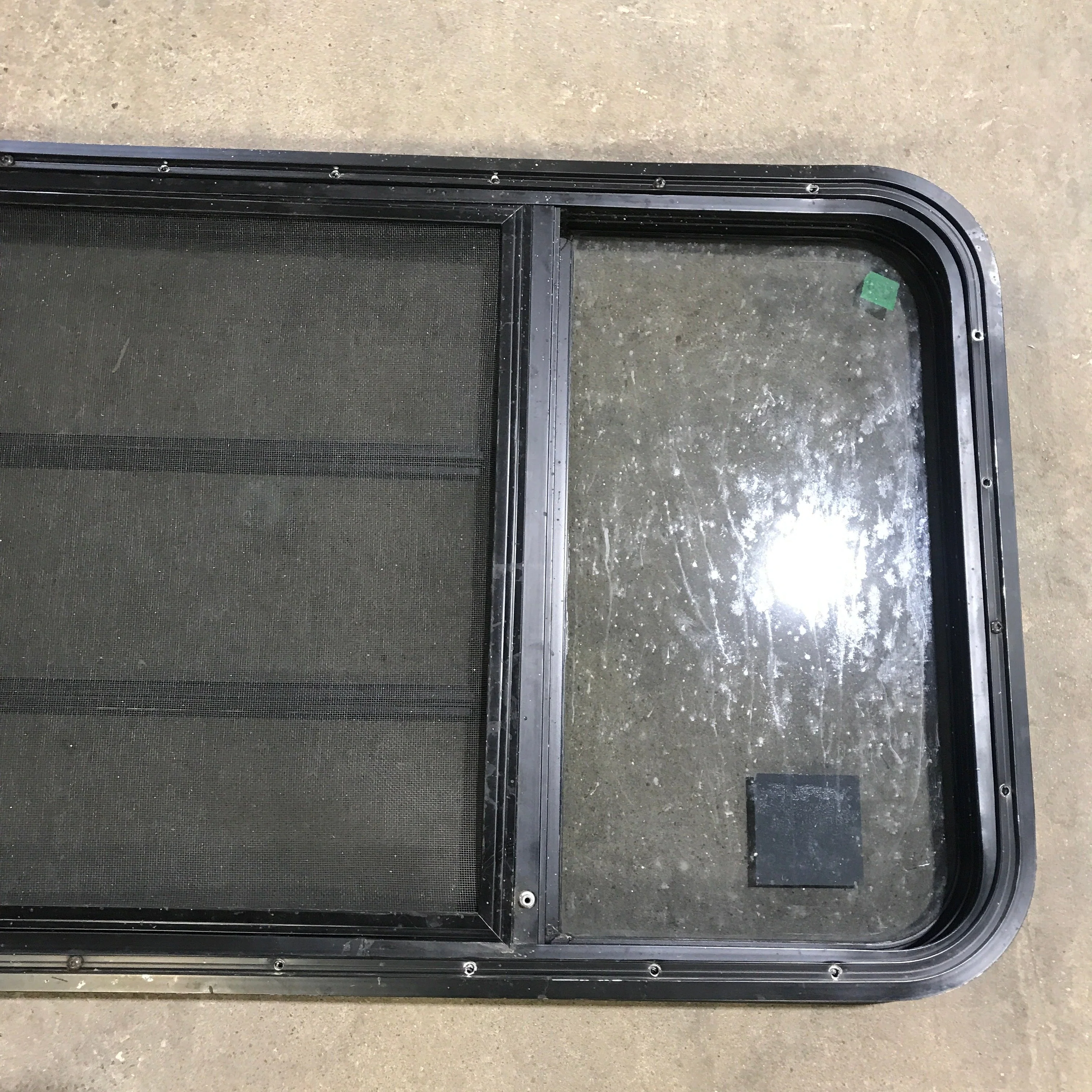 Used Black Radius Opening Window : 59.75" x 21.75" x 2" - Image 9