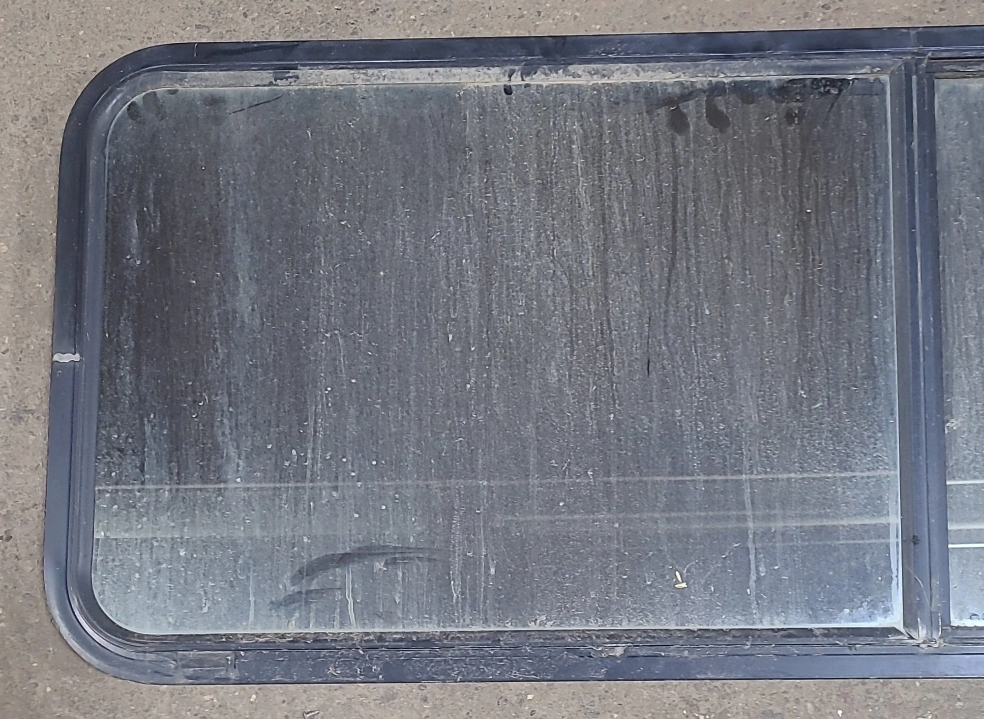 Used Black Radius Opening Window : 60 1/2" W x 21 3/4" H x 2" D - Image 2