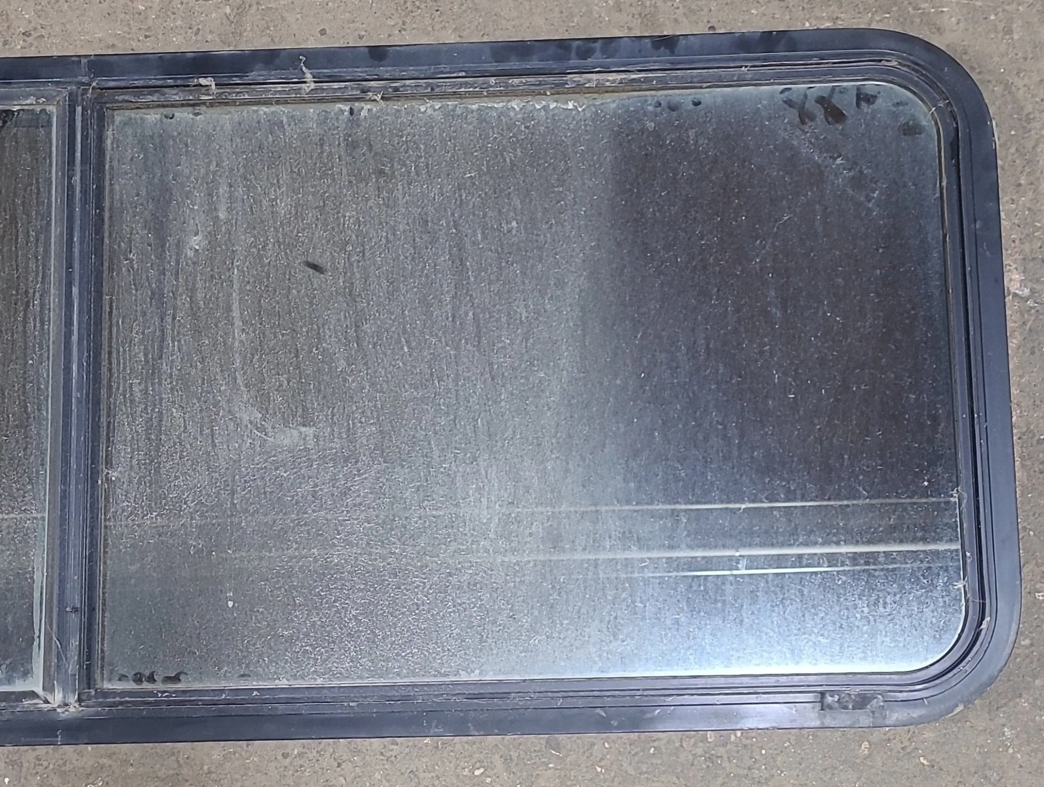 Used Black Radius Opening Window : 60 1/2" W x 21 3/4" H x 2" D - Image 3