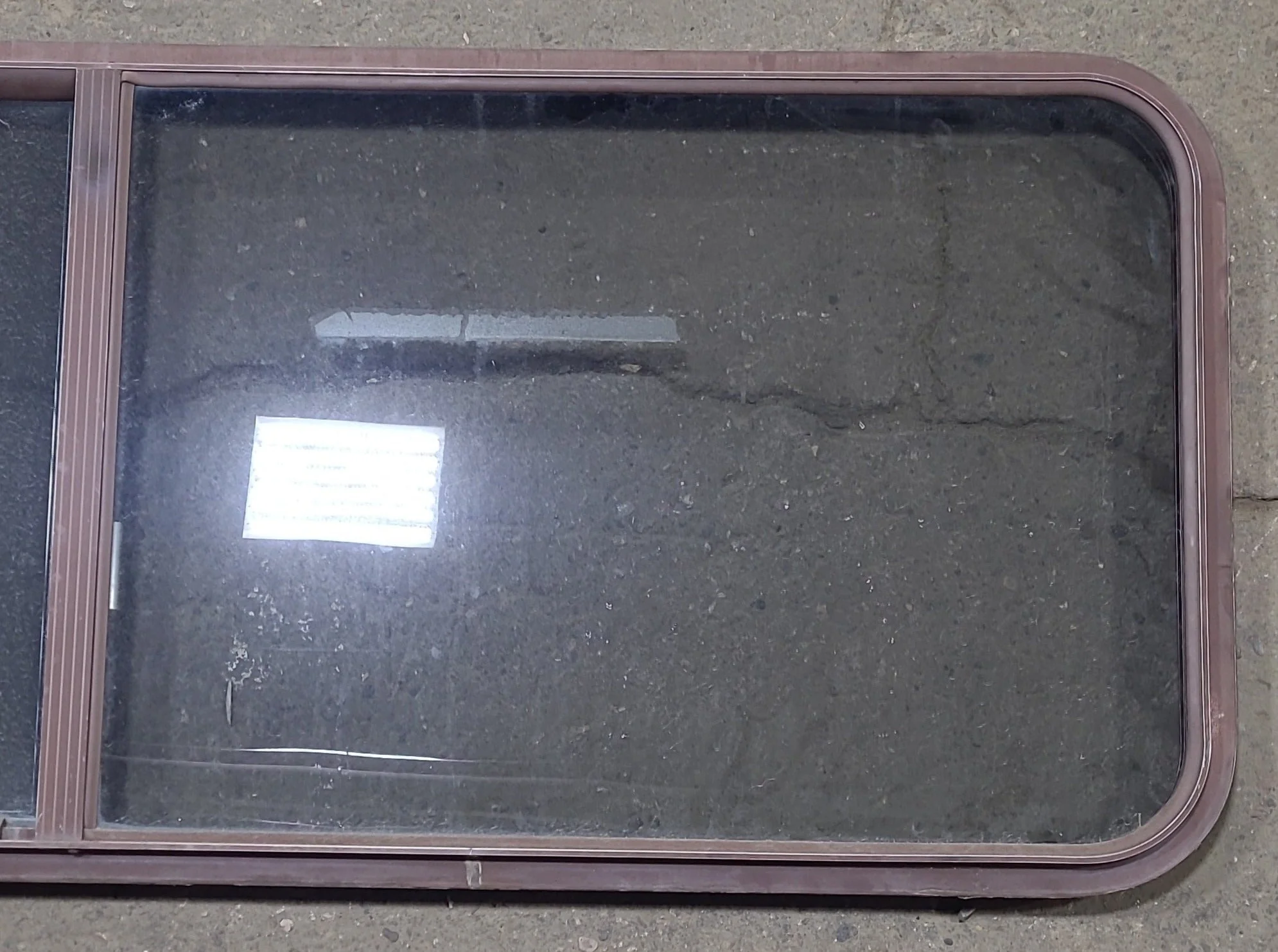 Used Black Radius Opening Window : 60 3/4" W x 21 3/4" H x 1 3/8" D - Image 3