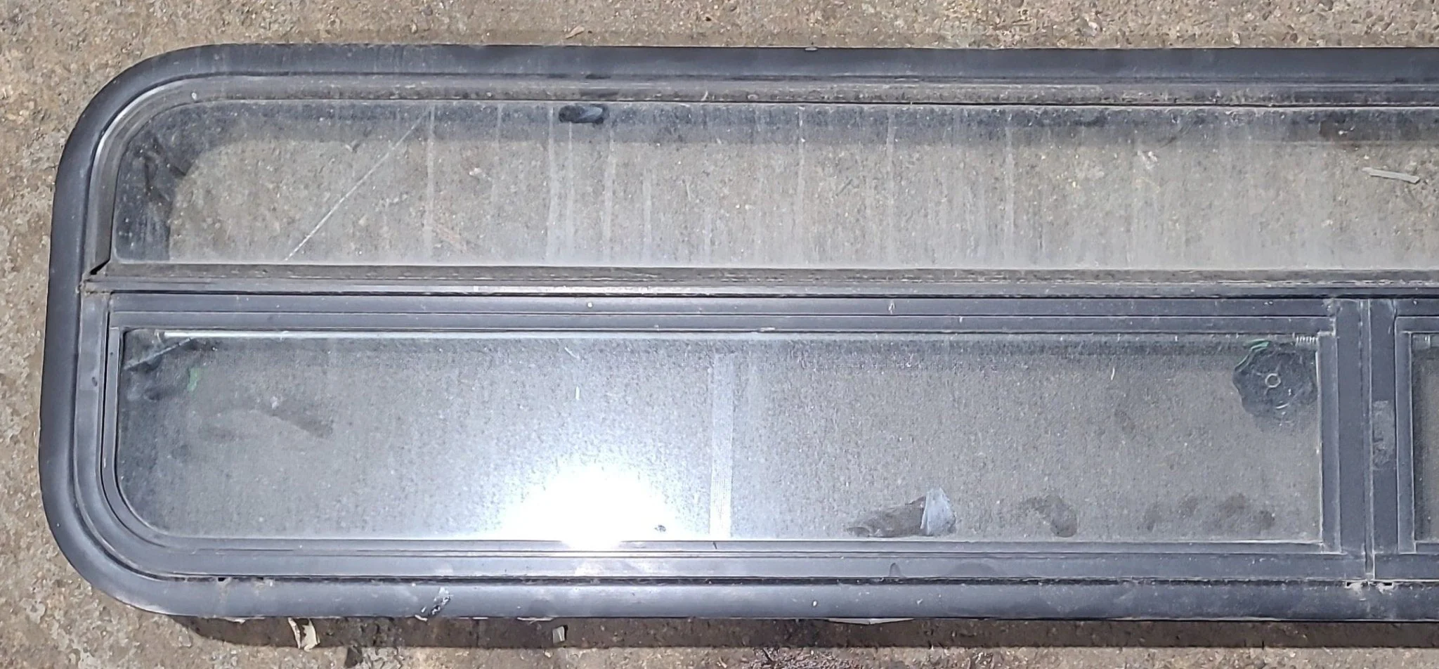 Used Black Radius Opening Window : 71 1/4" W x 14 1/4" H x 2" D - Image 2