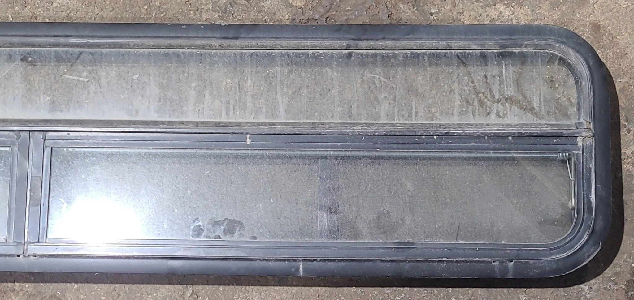 Used Black Radius Opening Window : 71 1/4" W x 14 1/4" H x 2" D - Image 3