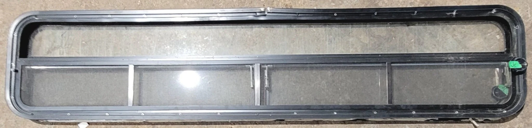Used Black Radius Opening Window : 71 1/4" W x 14 1/4" H x 2" D - Image 4