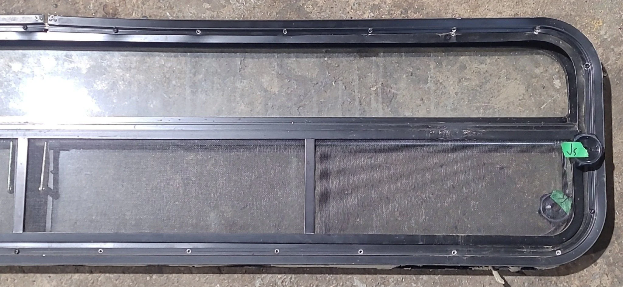 Used Black Radius Opening Window : 71 1/4" W x 14 1/4" H x 2" D - Image 5