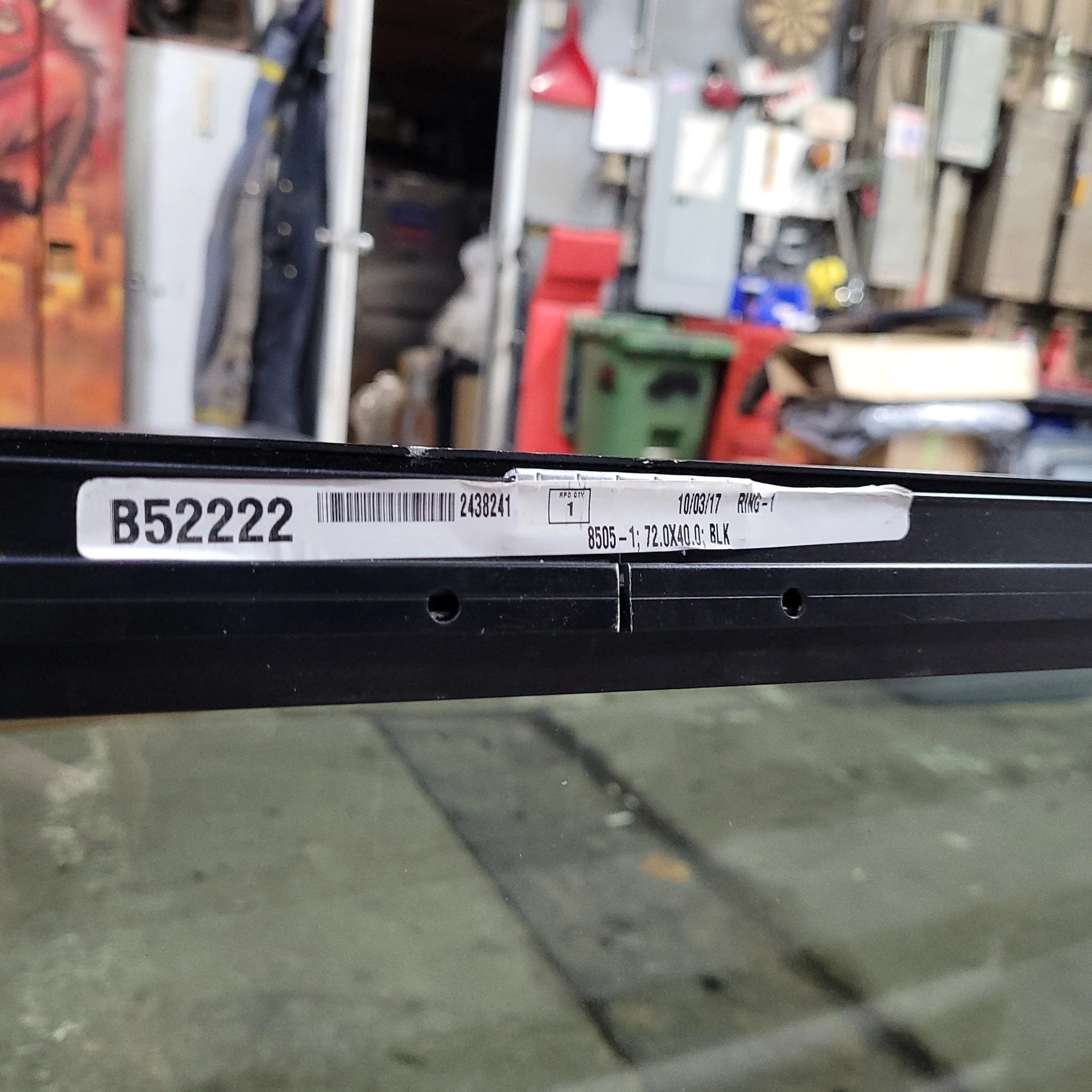 Used Black Radius Opening Window : 72" X 35" X 1 1/4" D - Image 4