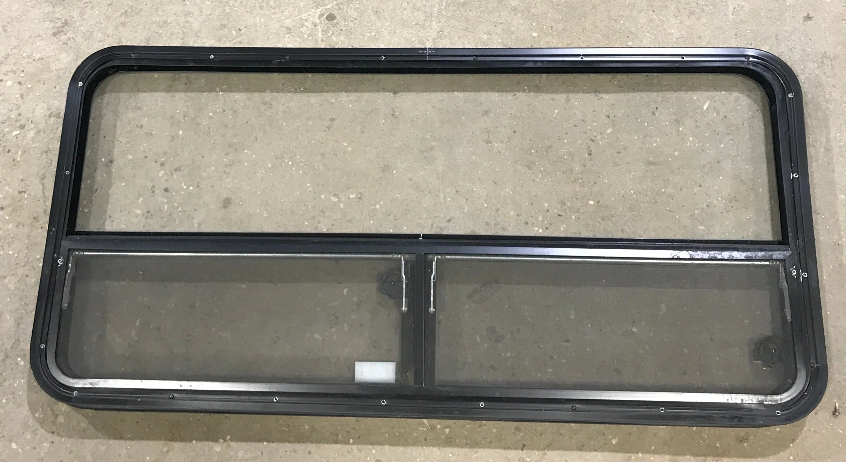 Used Black Radius Window : 53 1/4" W x 25 1/4" H x 2 1/4" D - Image 4