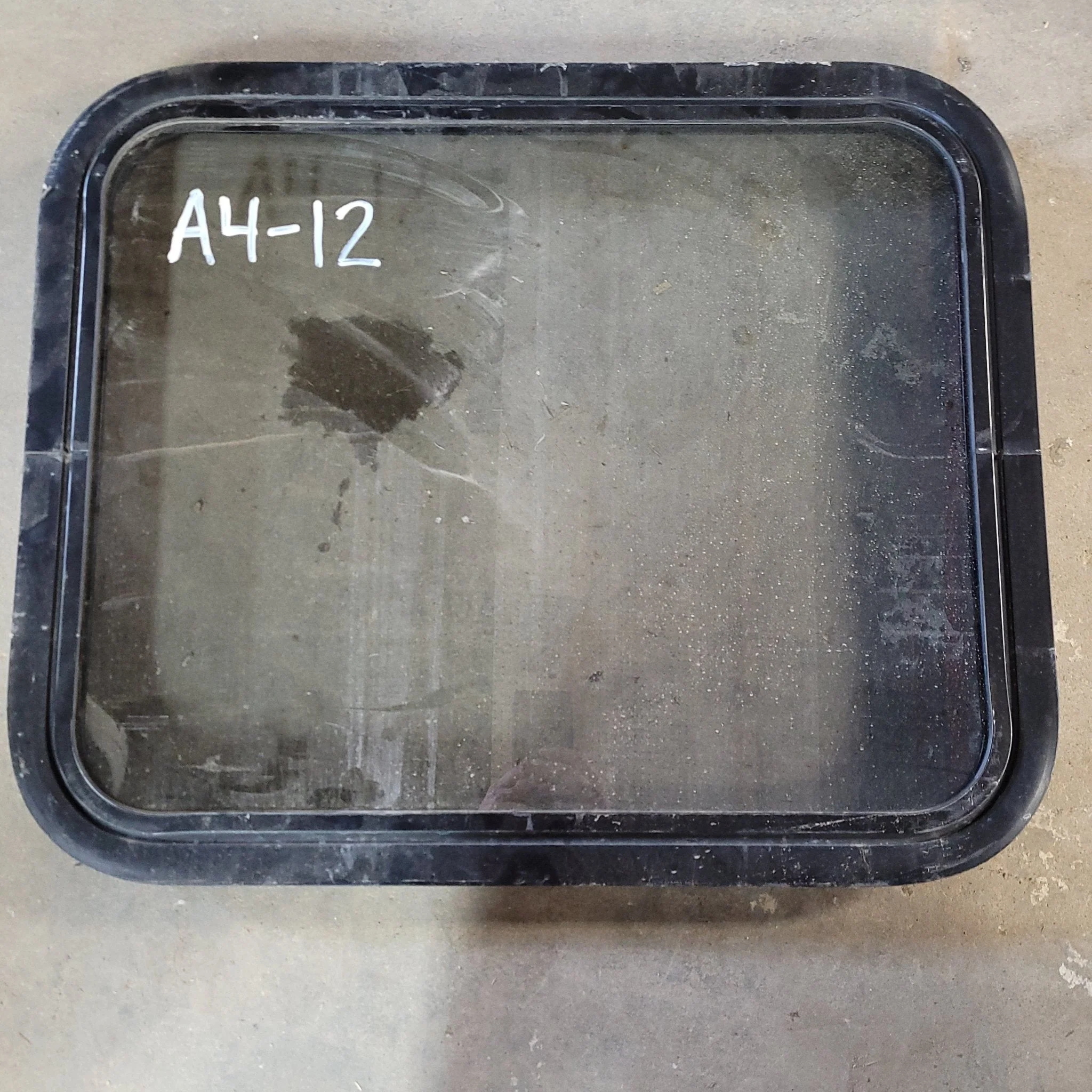 Used Black RadiusNon-Opening Window : 19 1/2 X 24 X 2" D