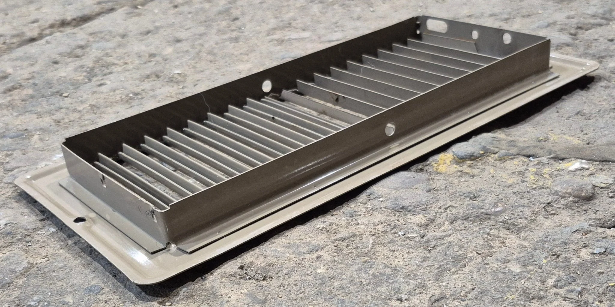 Used Brown Floor Register- Metal - Image 3