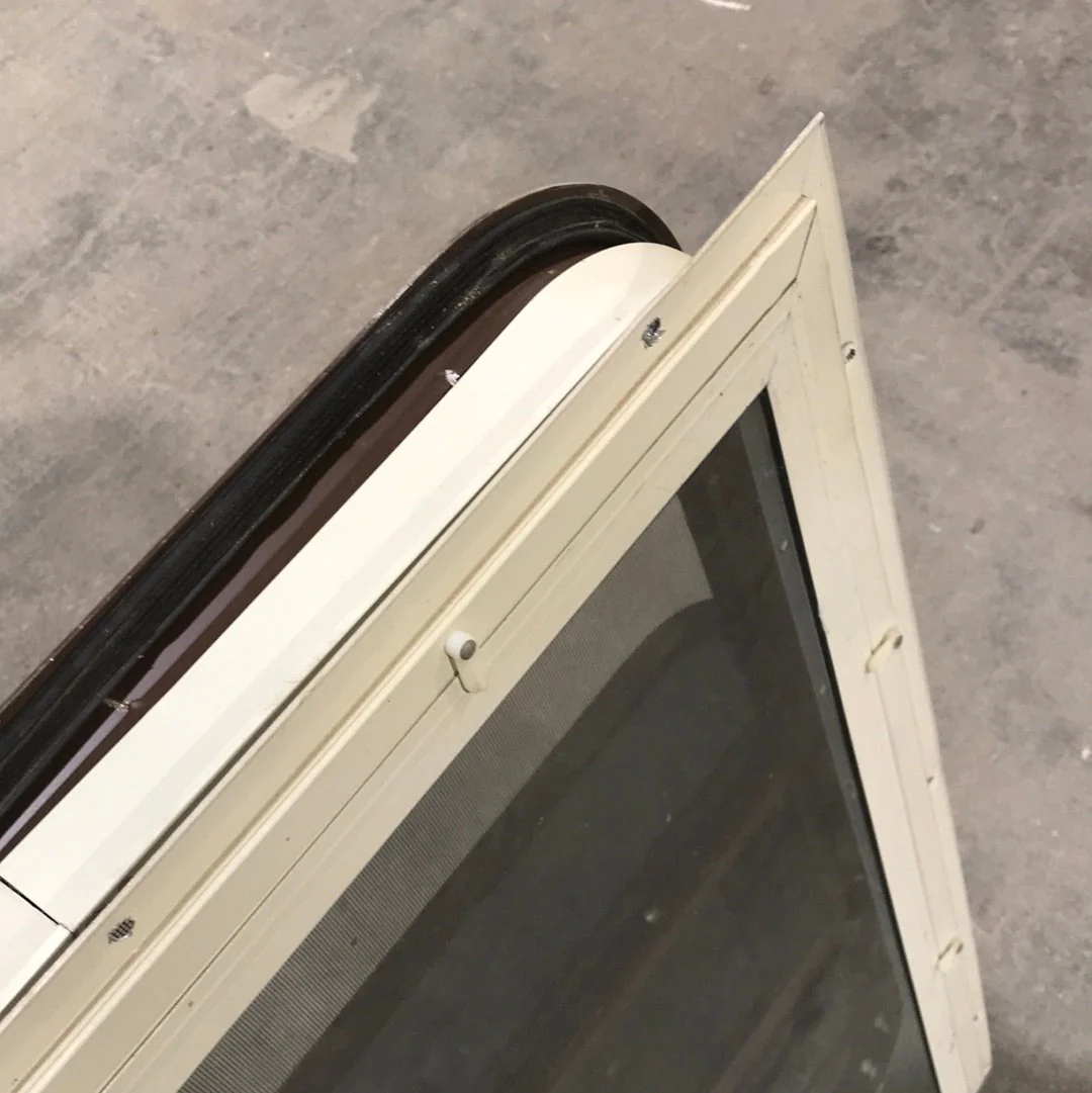 Used Brown Radius Dual Pane-Storm Window : 28 3/4" W X 23 1/2" H X 1" D - Image 4