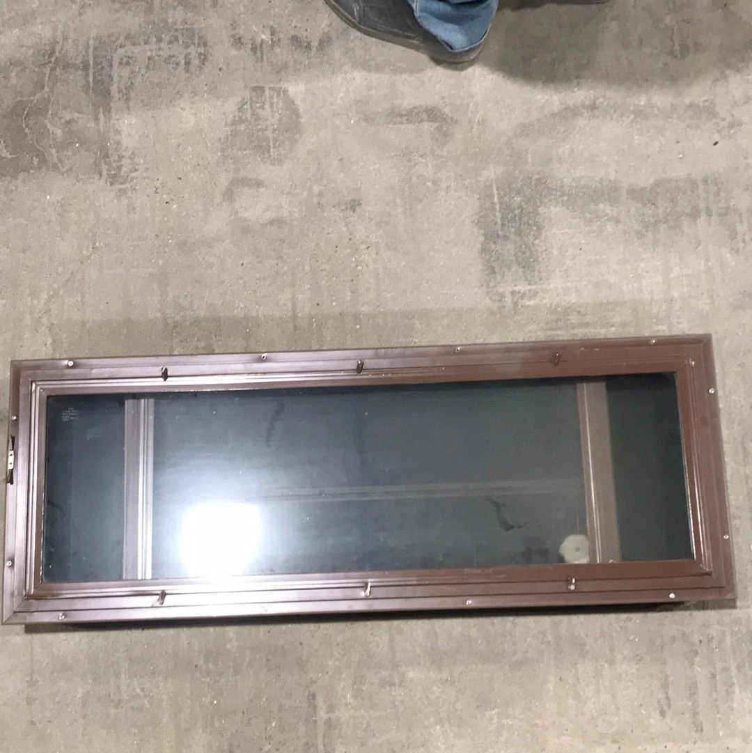 Used Brown Radius Dual Pane-Storm Window : 41 1/4" W x 14 3/4" H x 1 1/2" D - Image 5