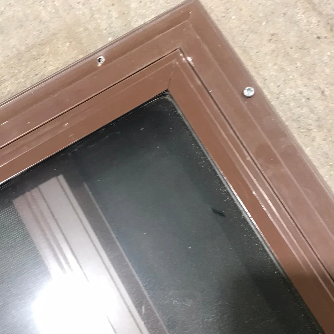 Used Brown Radius Dual Pane-Storm Window : 41 1/4" W x 14 3/4" H x 1 1/2" D - Image 6
