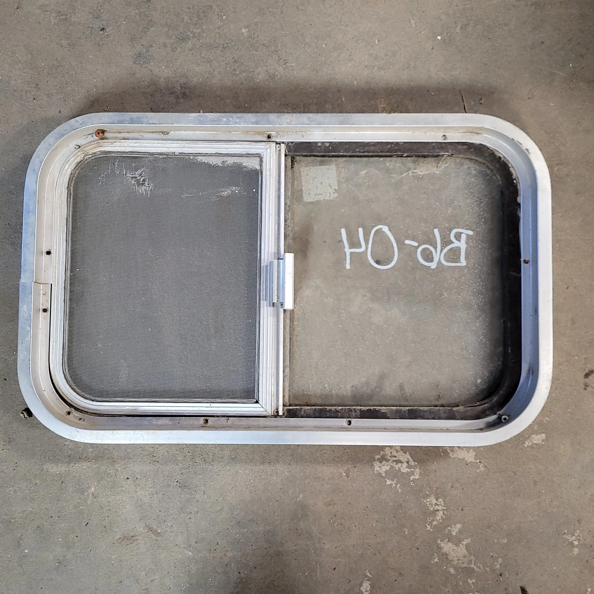 Used Brown Radius Opening Window : 22 1/2 X 13 X 2" D - Image 4