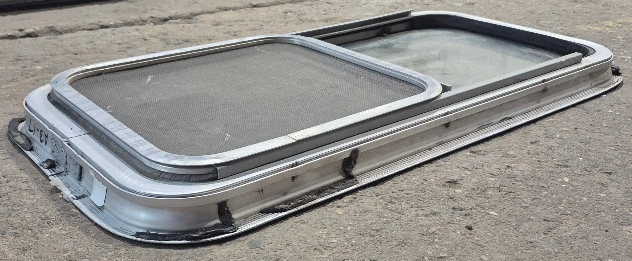 Used Silver Radius Opening Window : 29 1/4 X 14 1/4 X 2" D - Image 9