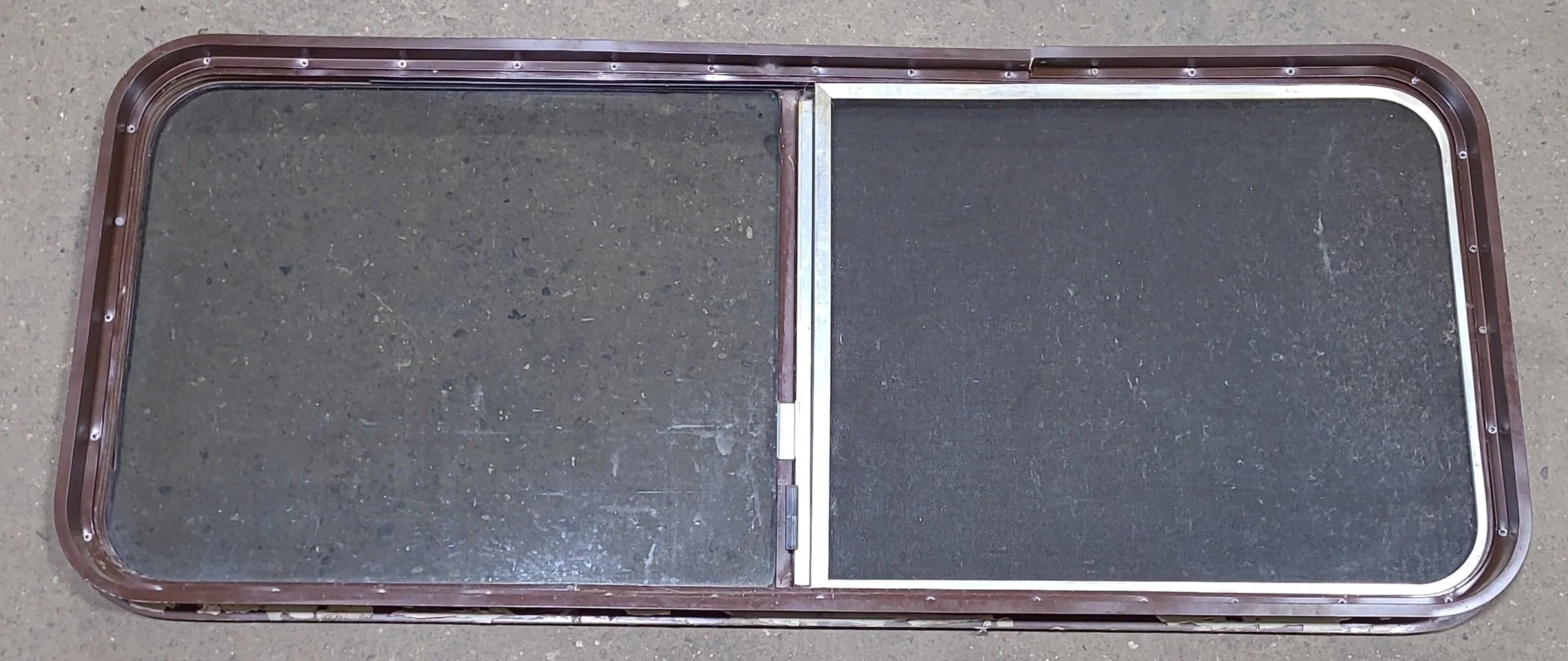 Used Brown Radius Opening Window : 51 3/4" W X 21 3/4" H X 2" D - Image 4