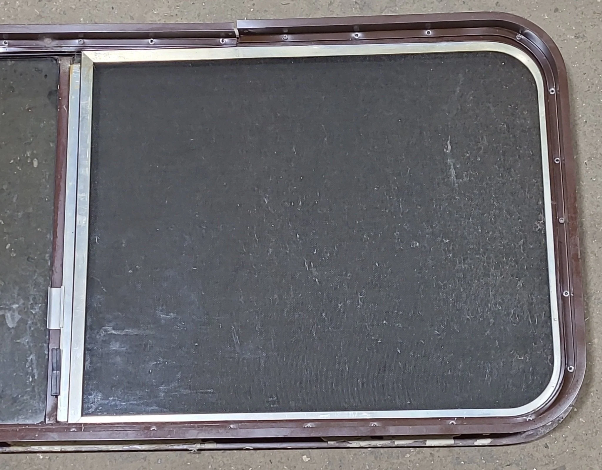 Used Brown Radius Opening Window : 51 3/4" W X 21 3/4" H X 2" D - Image 5
