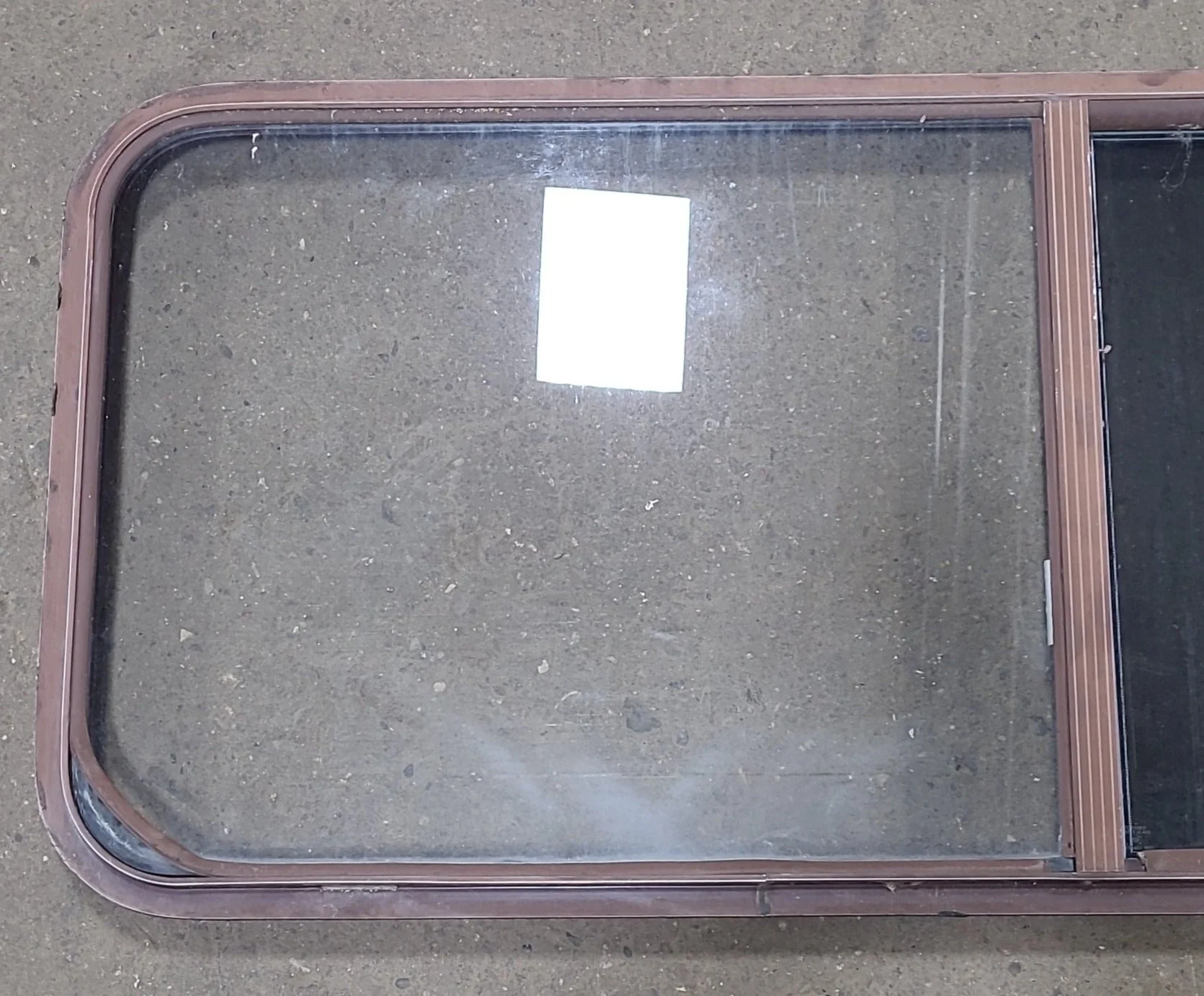 Used Brown Radius Opening Window : 53 3/4" W X 21 7/8" H X 2" D - Image 2
