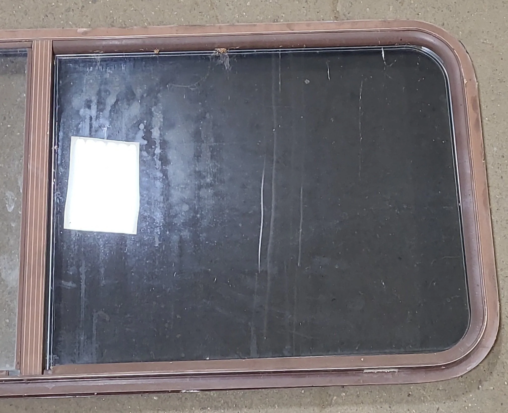 Used Brown Radius Opening Window : 53 3/4" W X 21 7/8" H X 2" D - Image 4