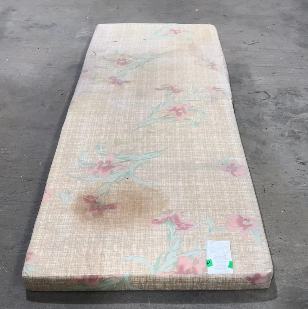 Used Bunk Mattress 76" L x 29" W x 2" D - Image 2