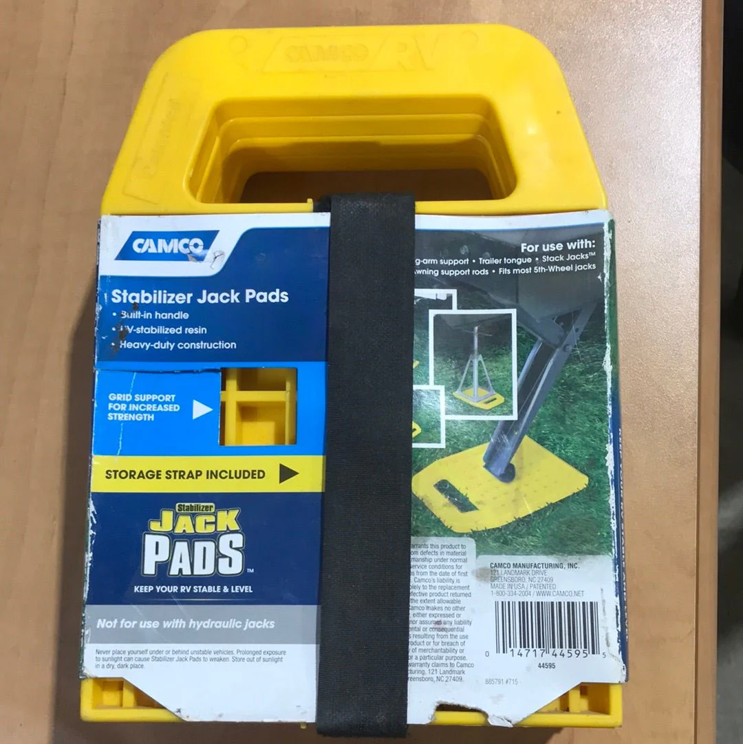 Used Camco Stabilizer Jack Pads 4-Pack 44595 - Image 2