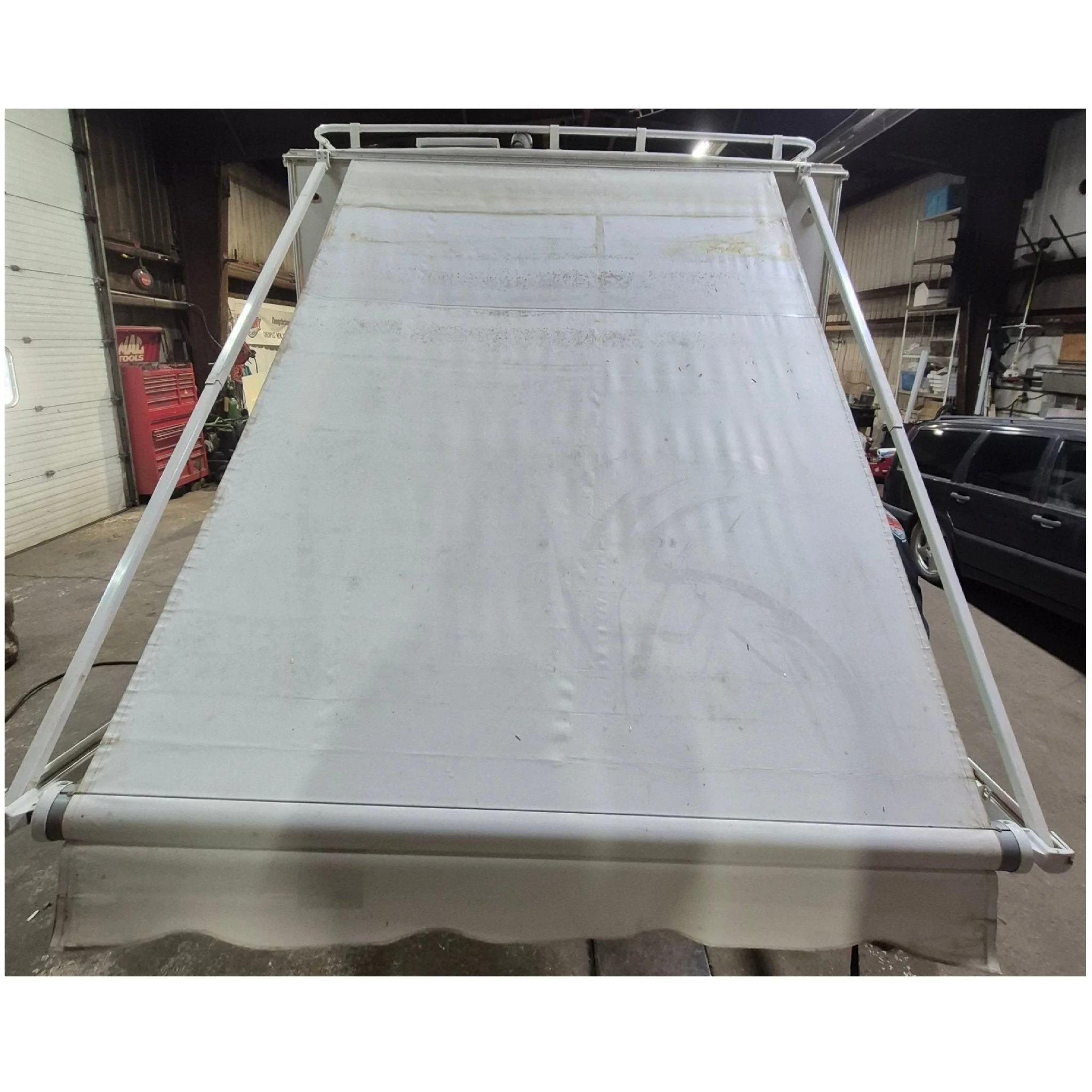 Used Carefree Complete Manual Truck Camper Awning 7' Used Canvas