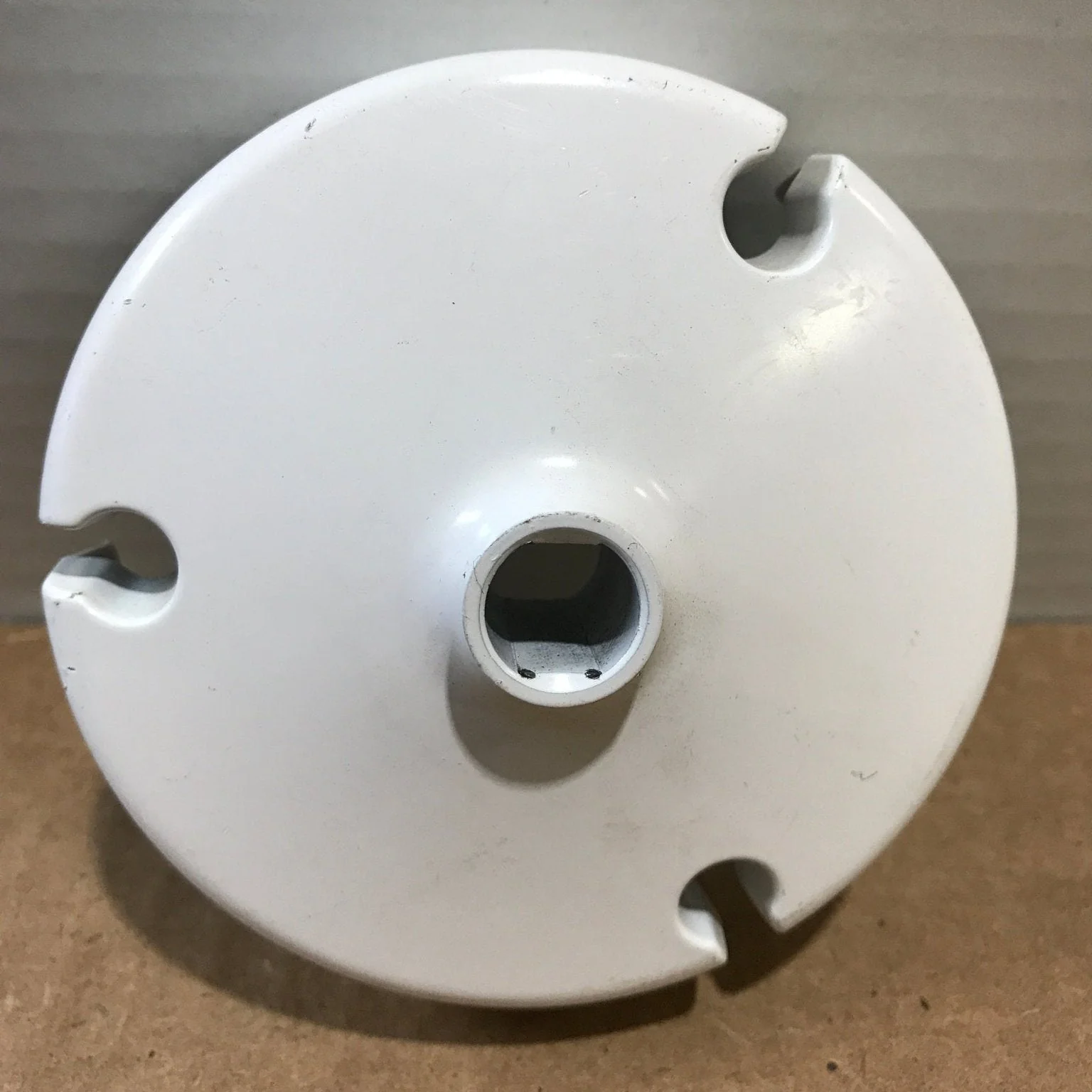 Used Carefree Manual Awning End Cap, White - R037553-005 - Image 2