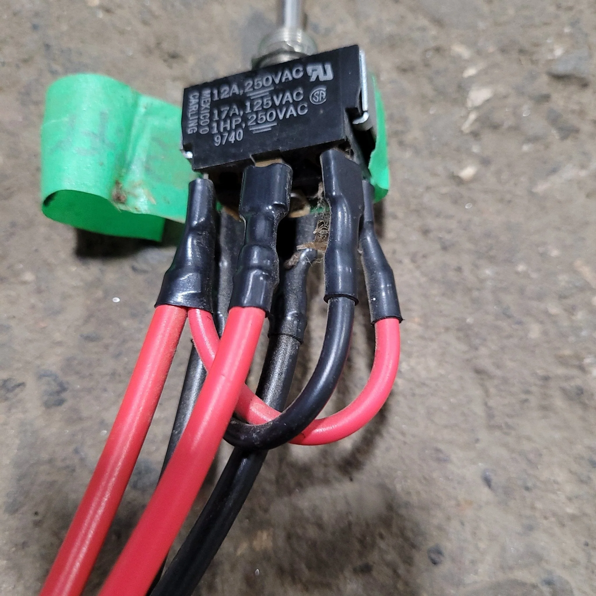 Used Carling Bat-Handle Toggle Switch On-Off-On - Image 3