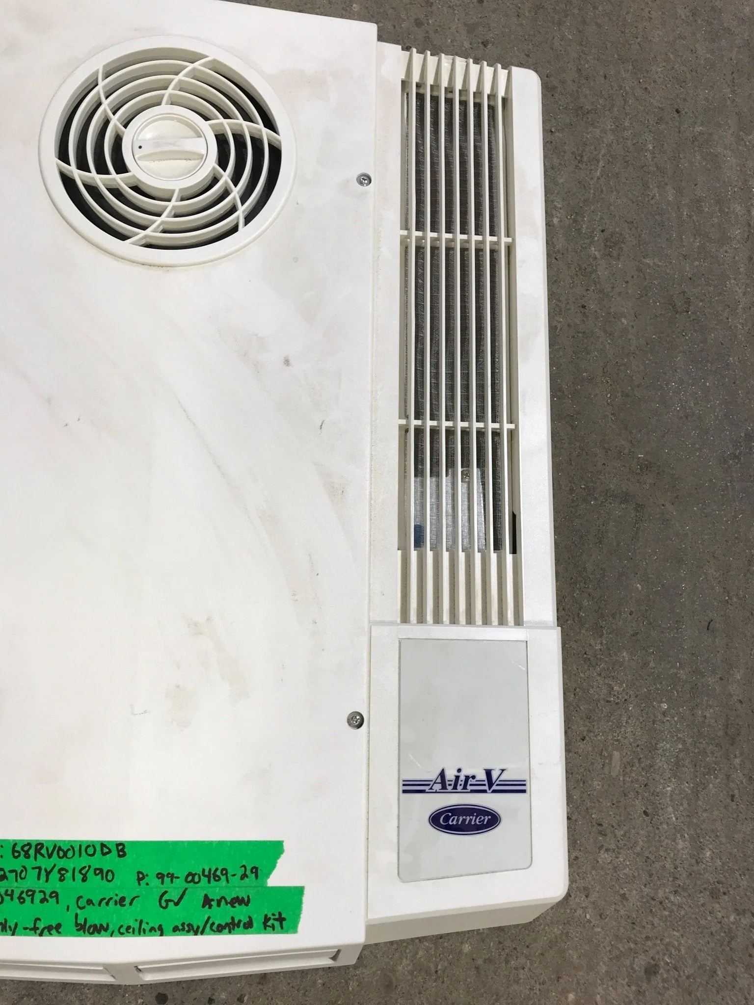 Used Carrier Air Conditioner Ceiling Assembly - 99-00469-29 - Image 5