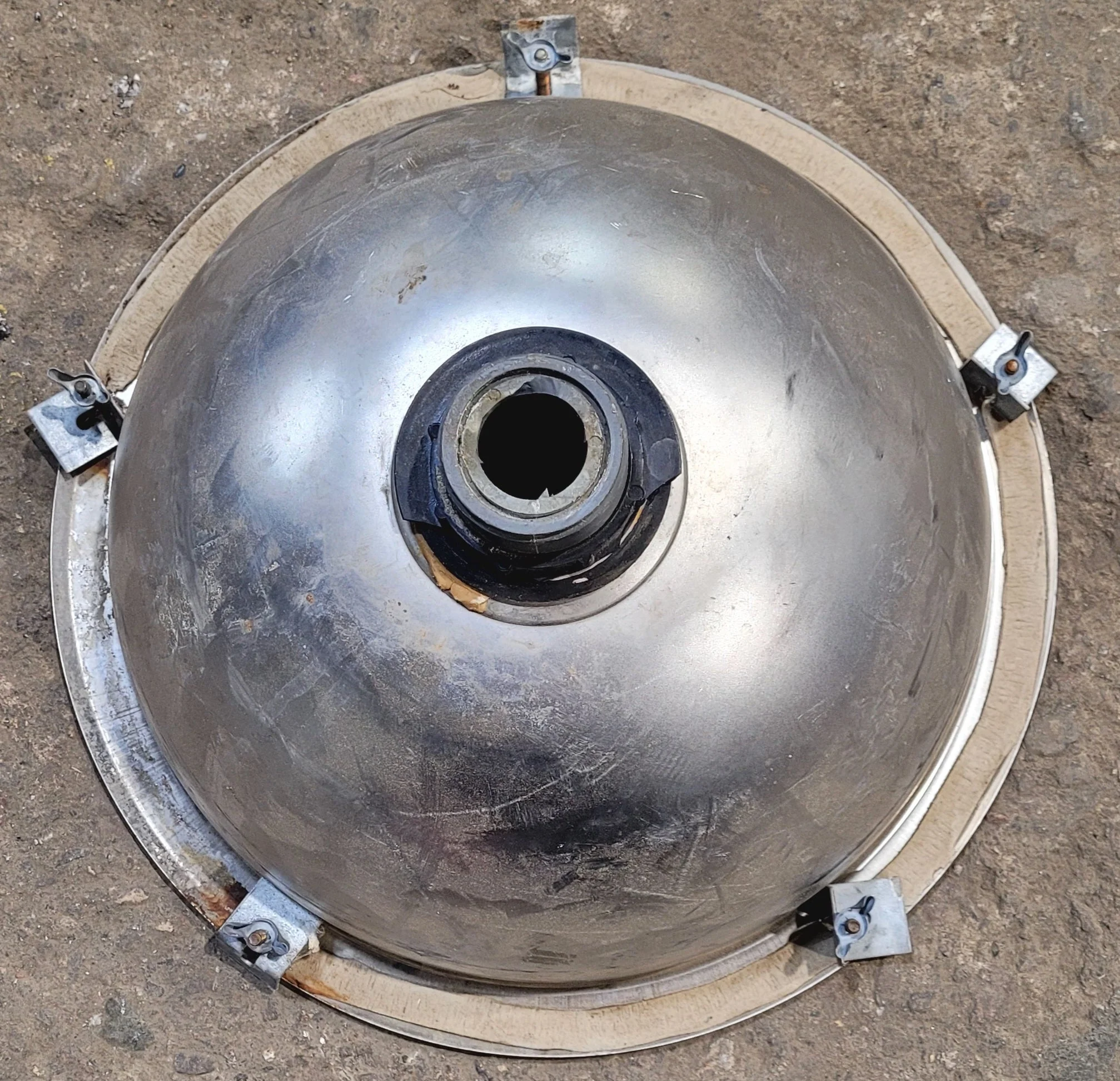 Used Bathroom Sink, Chrome - 13 5/8" x 13 5/8" x 6" D - Image 2