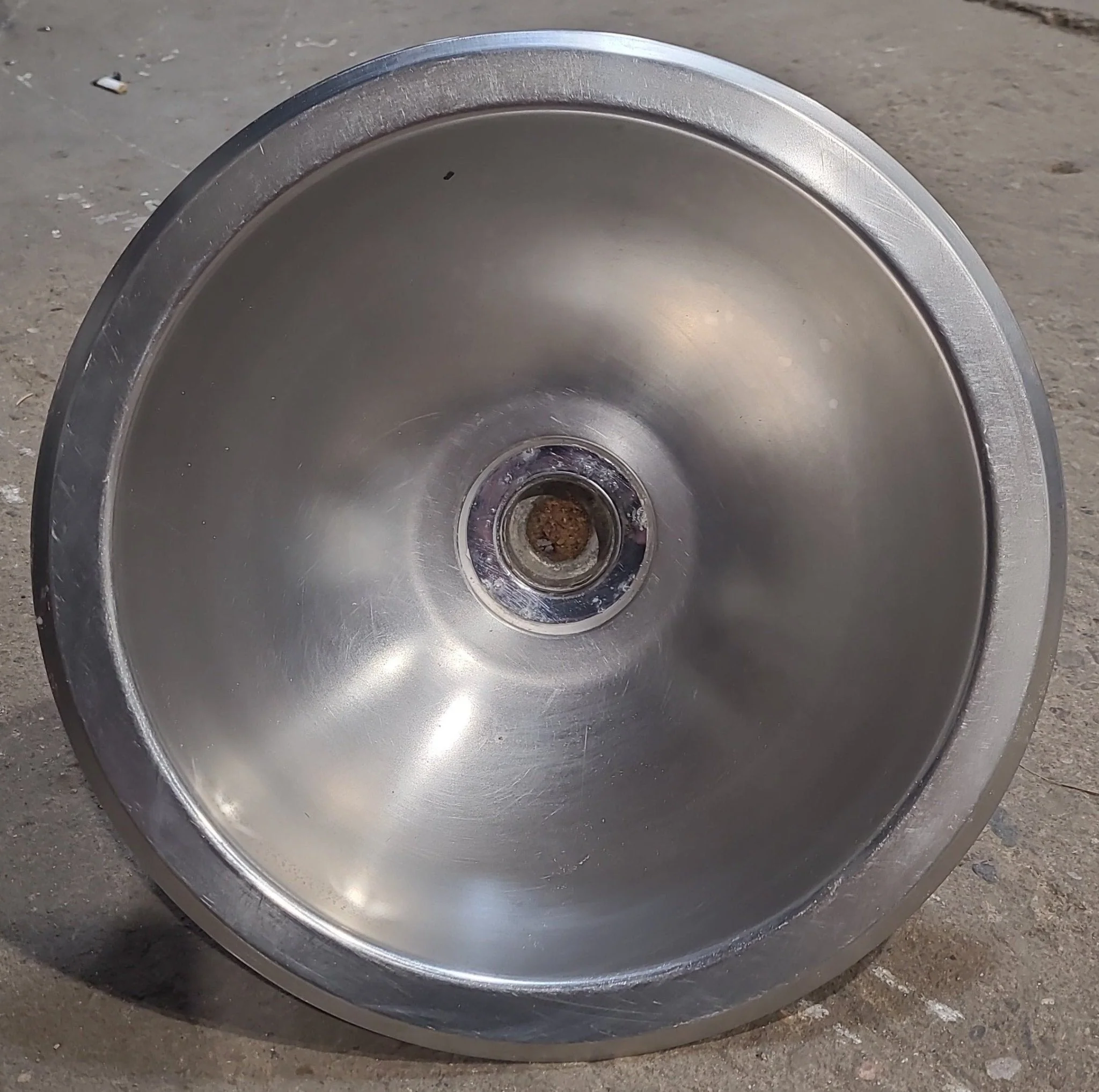 Used Bathroom Sink, Chrome - 13" x 13" x 6" D