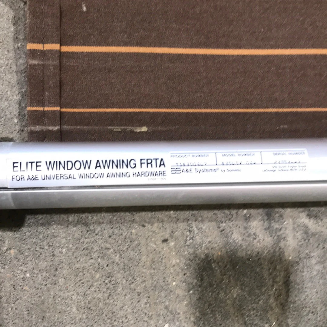Used Complete A&E Deluxe Plus Window Awning 61.5" Used Canvas - Image 3