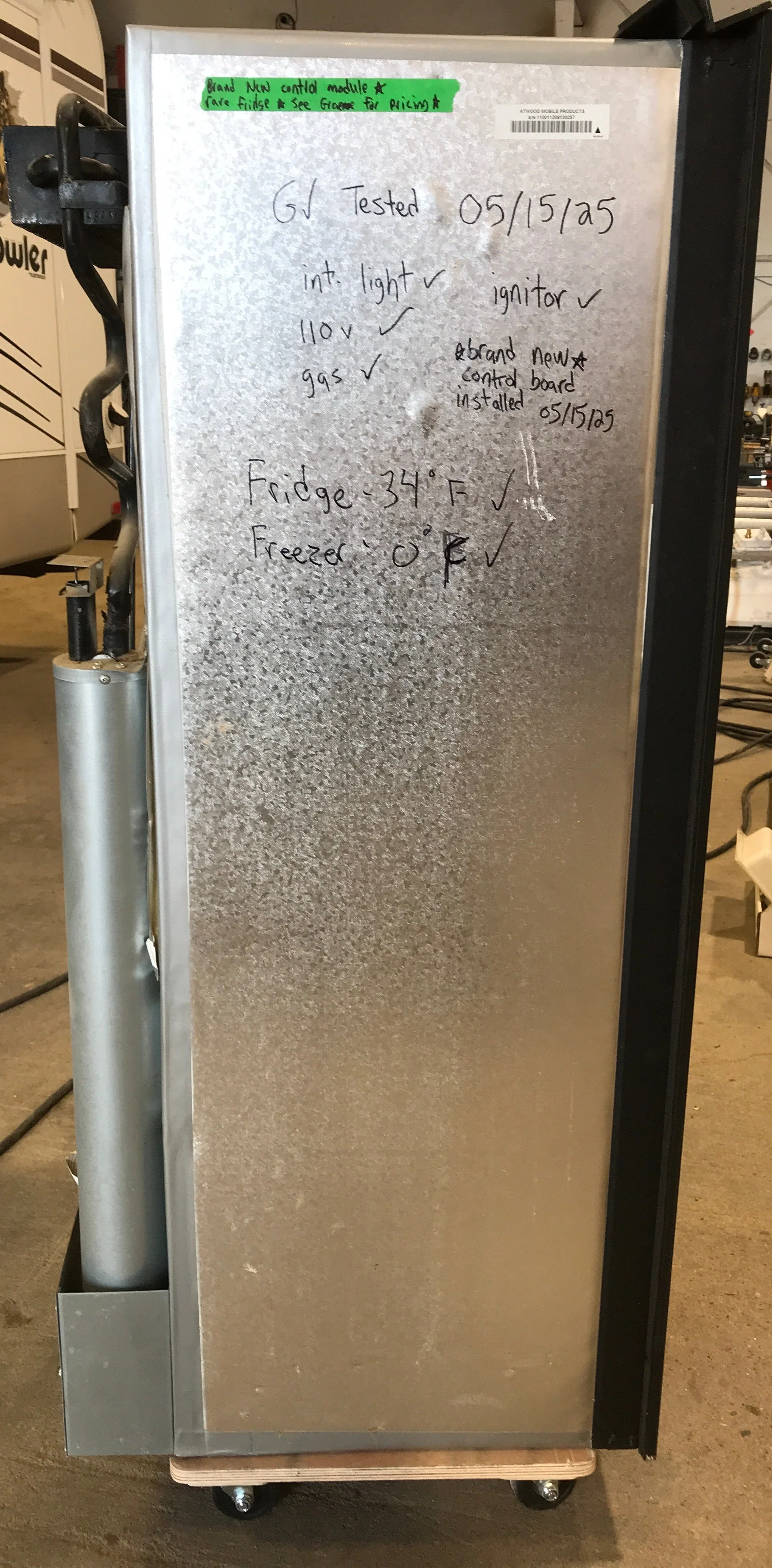 Used Complete Atwood Helium Fridge HE-0601 - Image 6