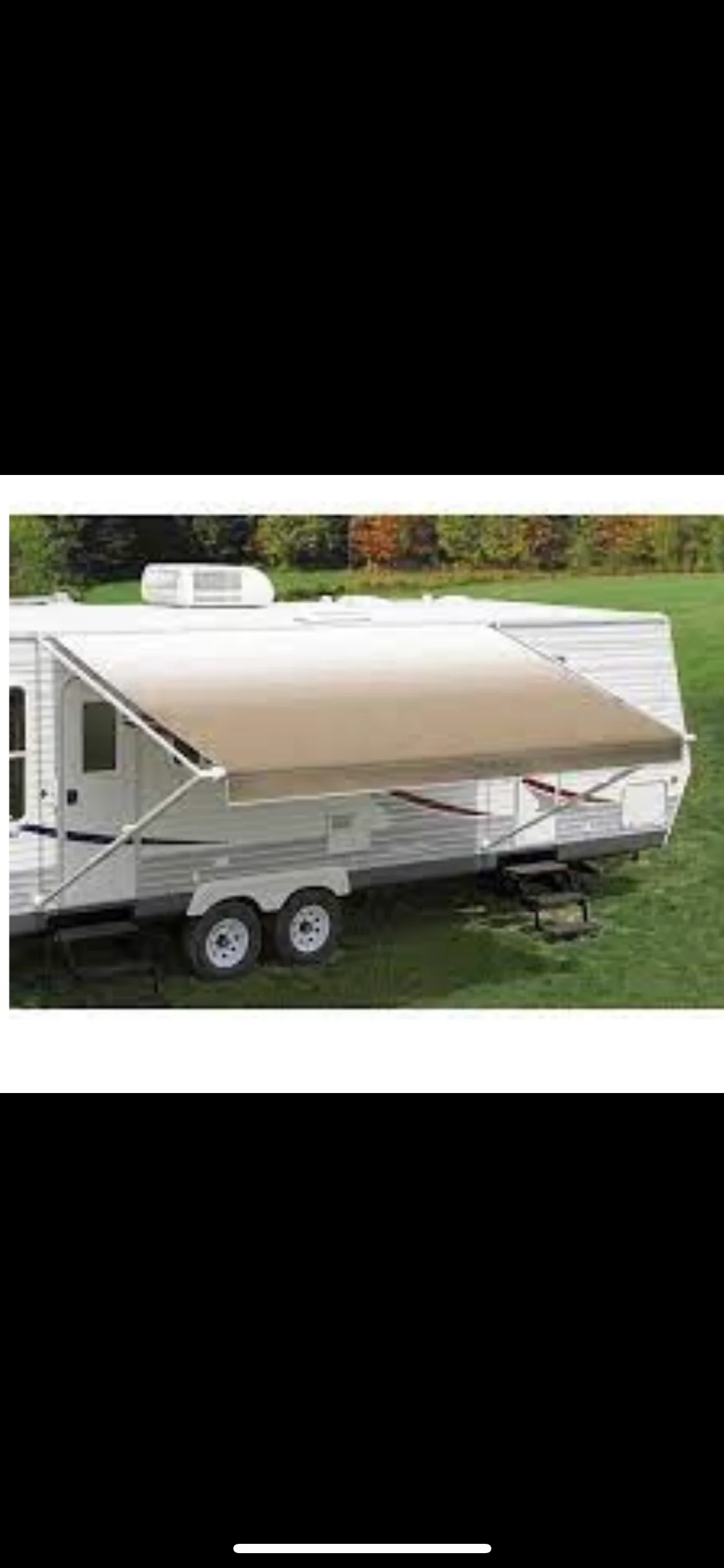 Used Complete Manual Awning Dometic / A&E 18' New Canvas - Image 9