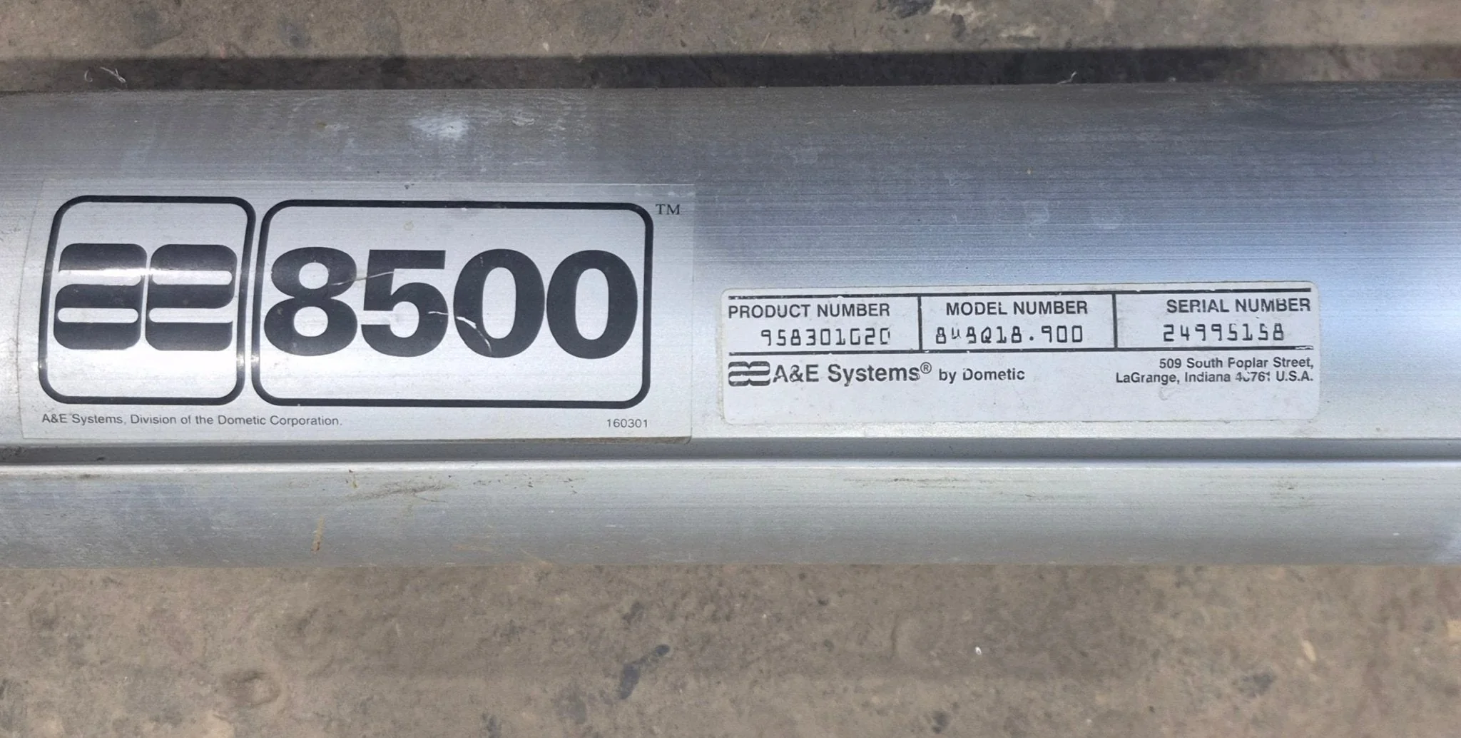 Used Complete Manual Awning Dometic / A&E 18' No Canvas - Image 5