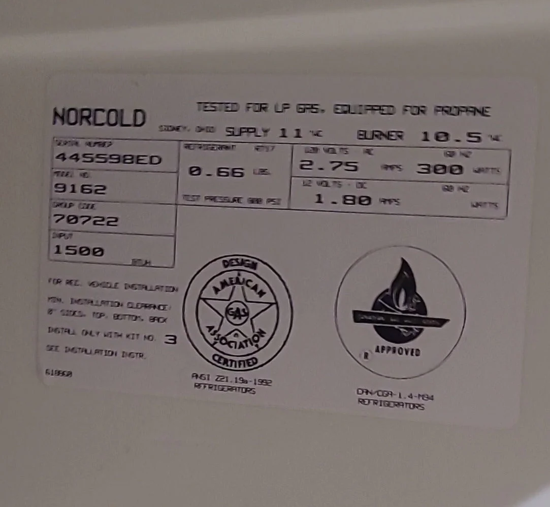 Used Complete Norcold Fridge, 2-Way - 9162 - Image 7