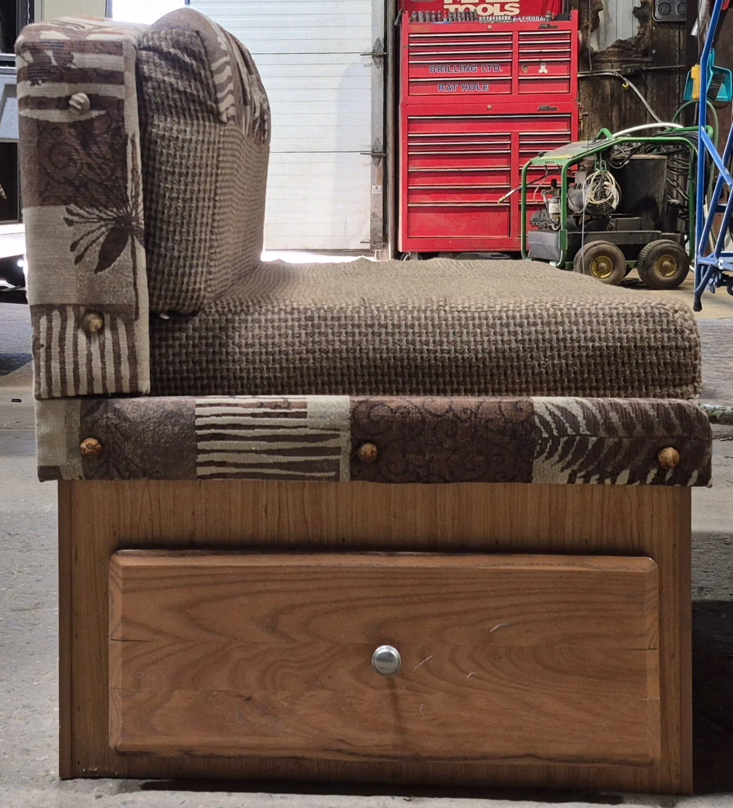 Used Complete RV Dinette Set - 40 3/8” D x 74 3/4" W x 33 3/8" H - Does not include table hardware - Image 2