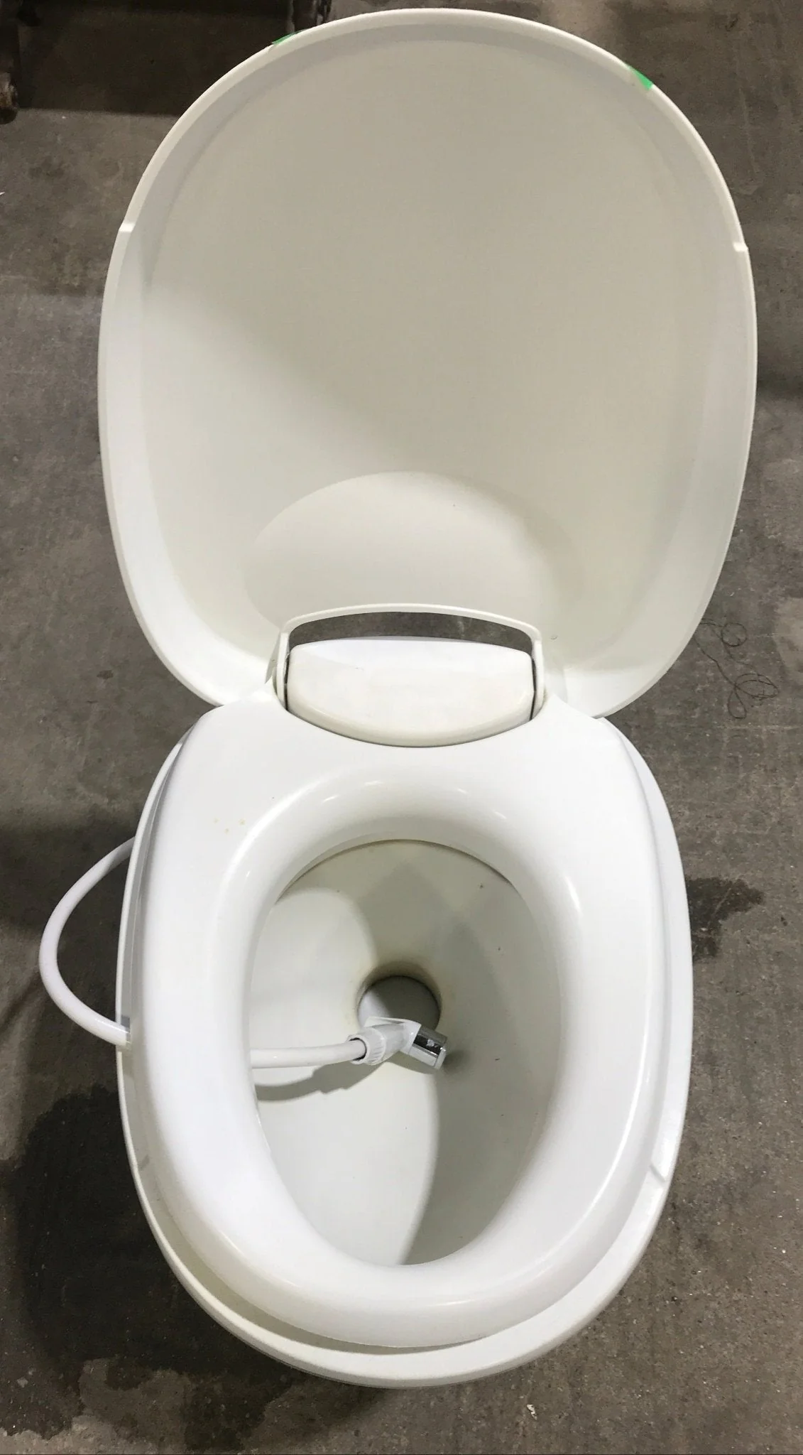 Used Complete Thetford Toilet, Foot Flush, High Profile, White - Bravura - Image 2