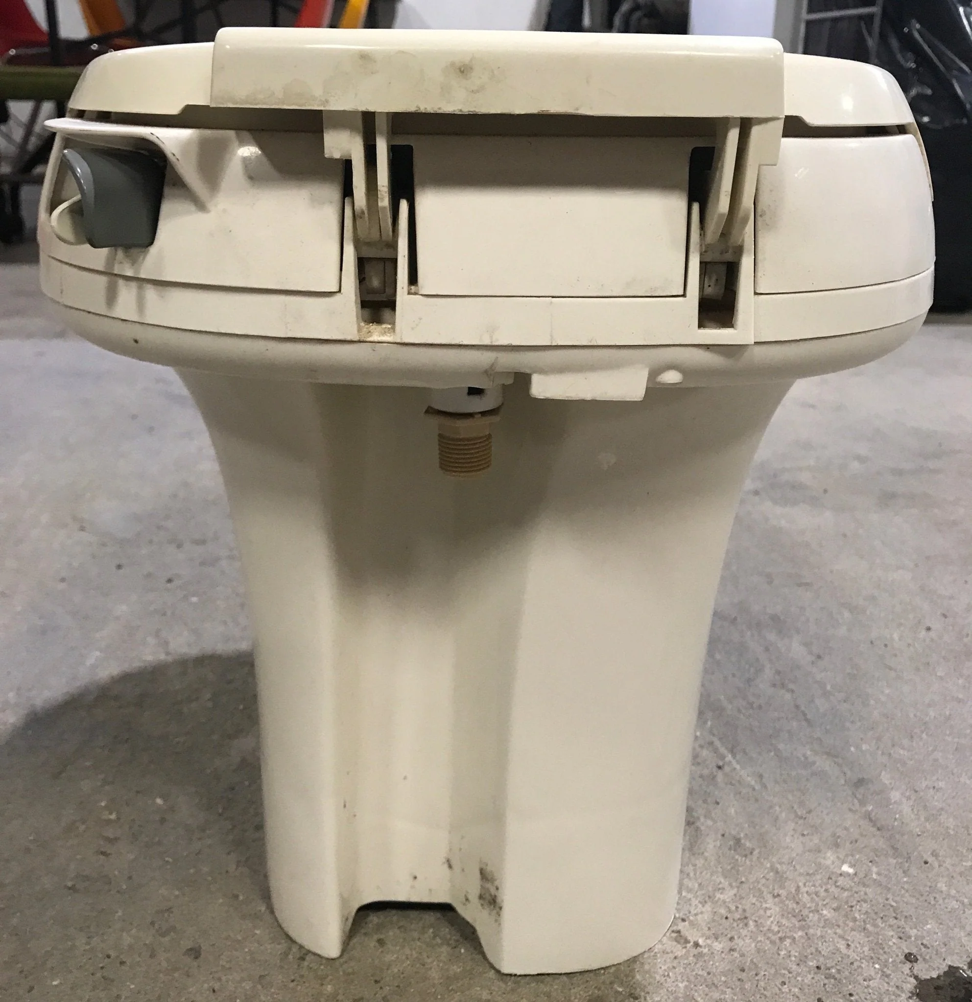 Used Complete Thetford Toilet, Hand Flush, High Profile, Off-White - AQUA MAGIC IV , 20920 - Image 6