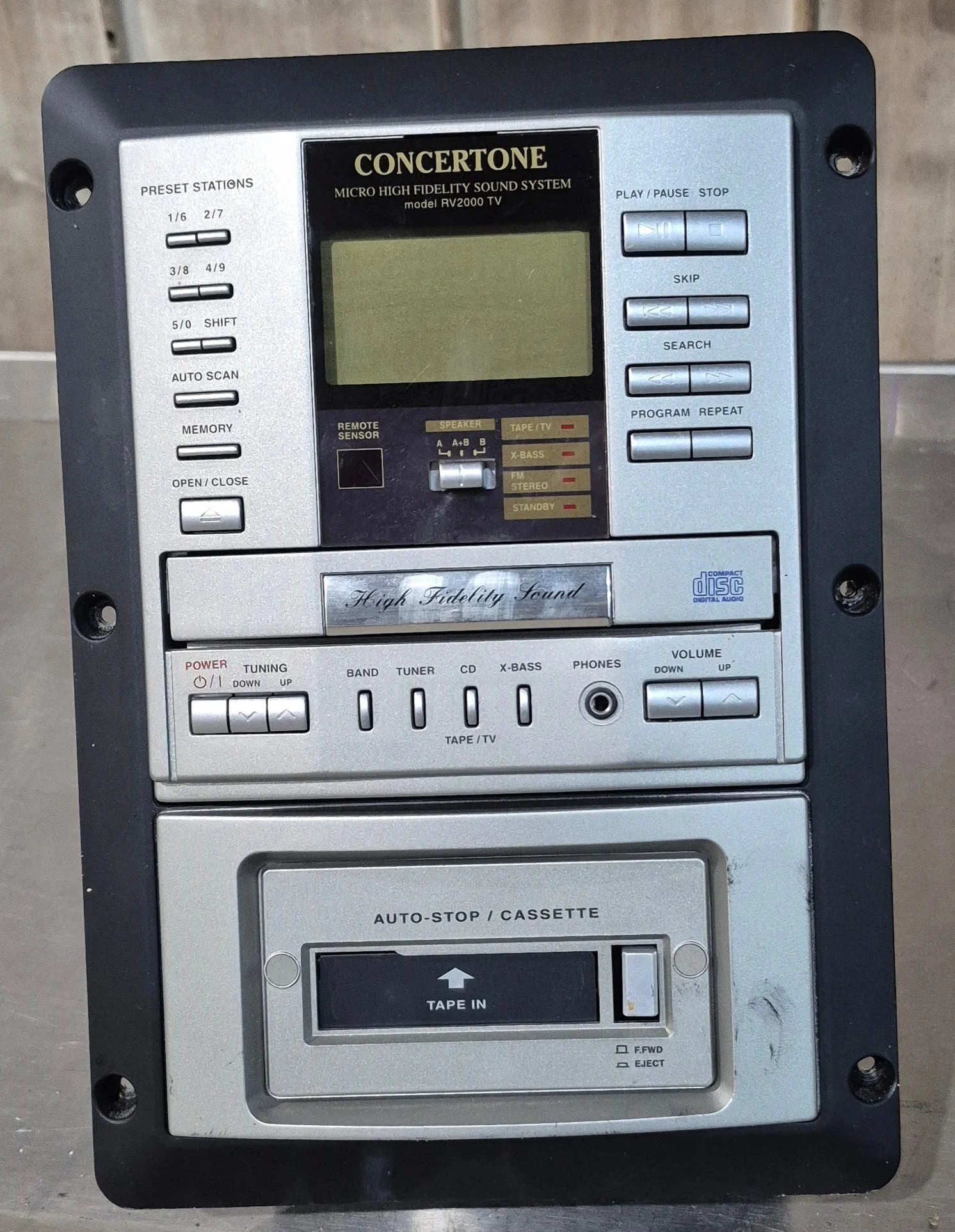 Used Concertone RV Radio - RV-2000