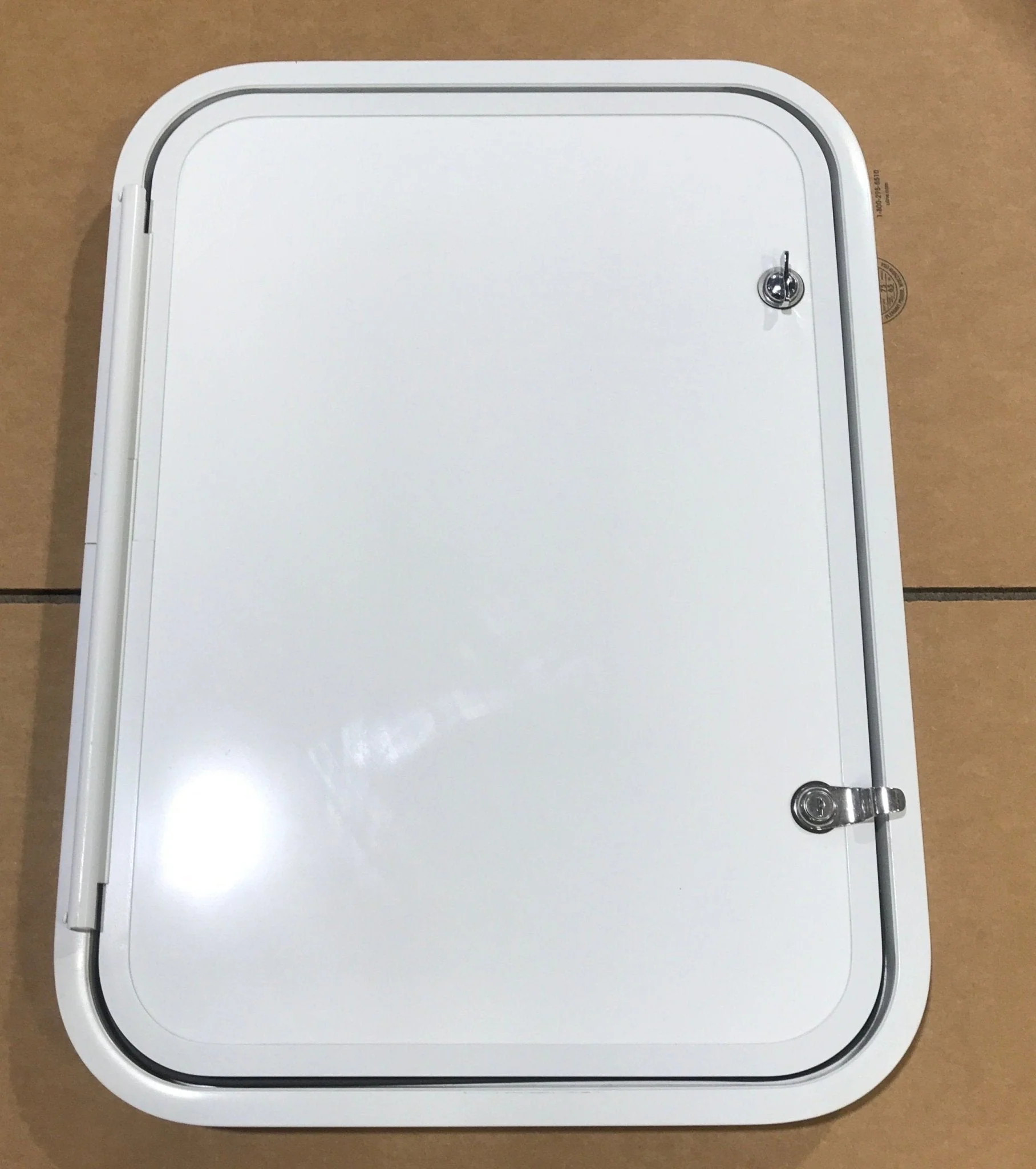 Used Corner Radius Cargo Door  24 3/4" W  x 17 3/4" H x 2"D - Image 2