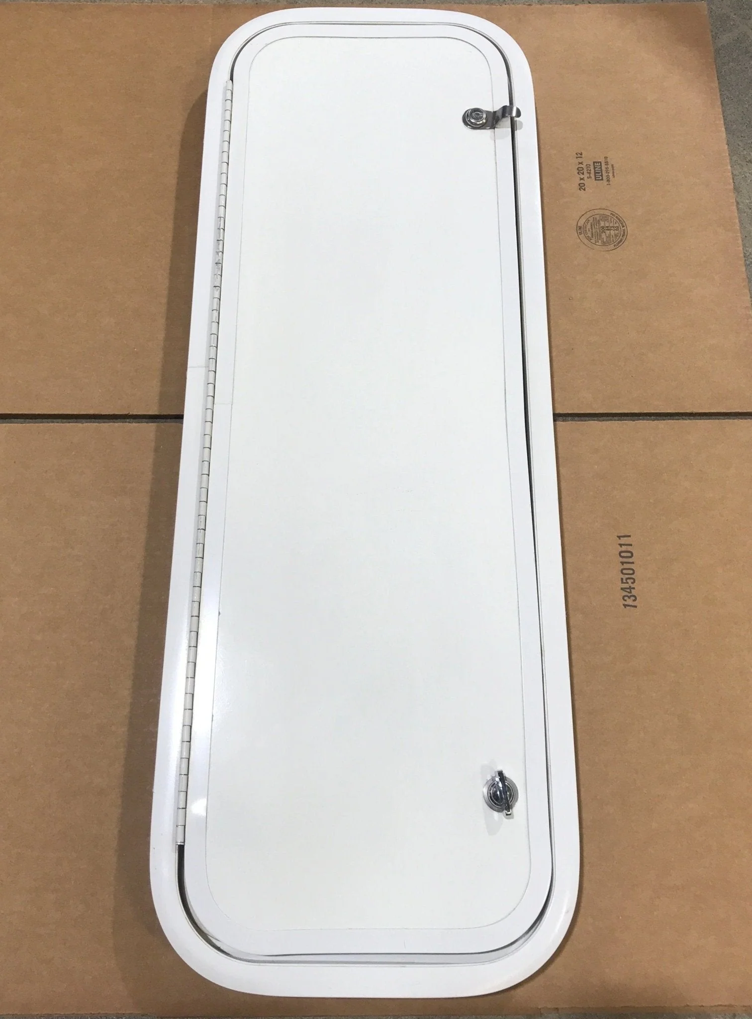 Used Corner Radius Cargo Door  35 3/4" W  x 11 3/4" H x 2"D - Image 2