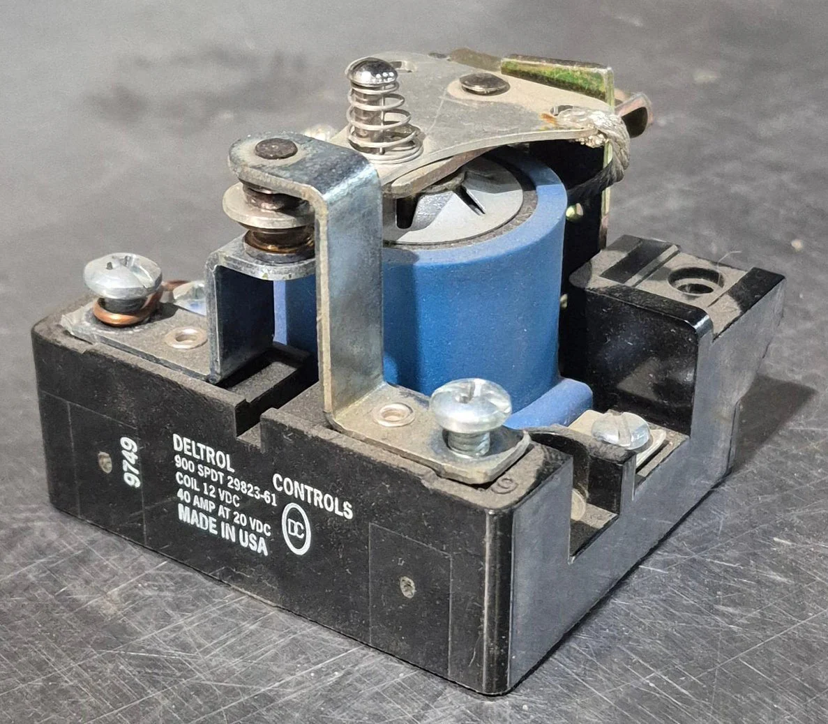 Used Deltrol Controls Heavy Duty Power Relay 900 SPDT - 29823-61