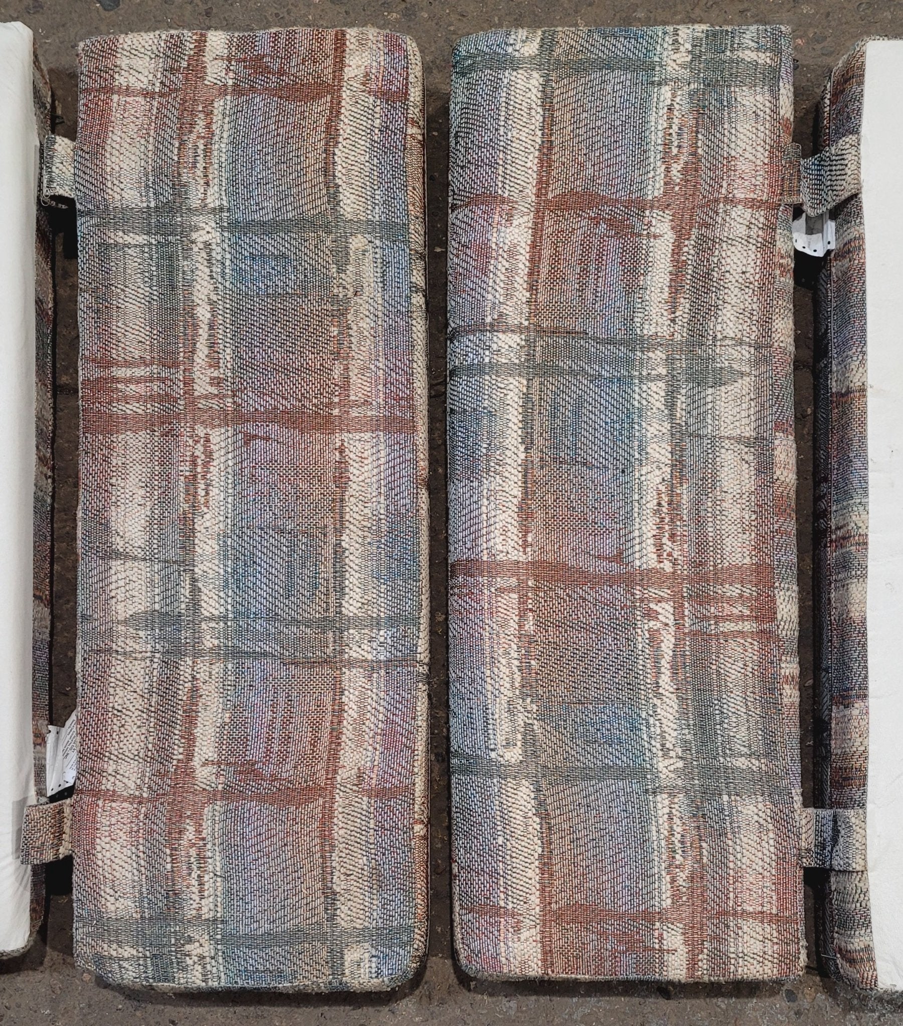 Used Dinette Cushion Set- 4 piece - 2 @ 38" X 21" X 4" D, 2 @ 38" X 13" X 4" D - Image 7
