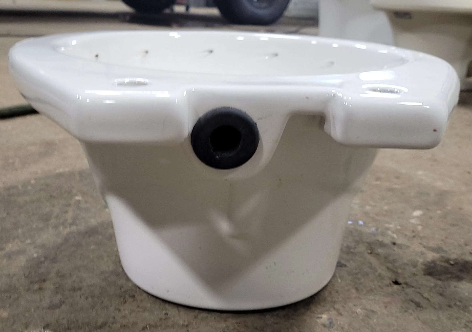 Used Dometic 310 Toilet Bowl Replacement, White - Image 3
