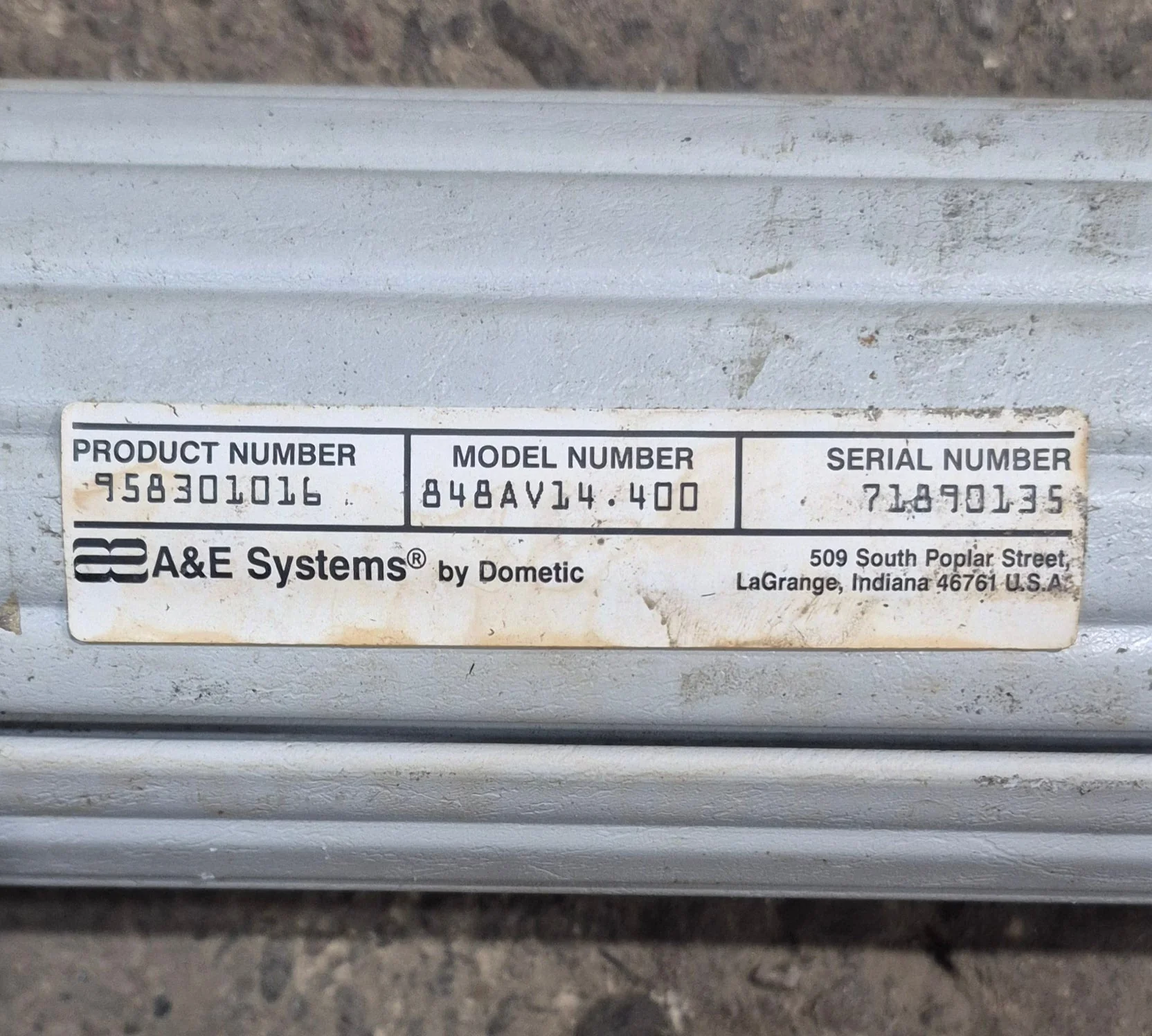 Used Dometic/ A&E Awning Roller Tube 14' - Image 4