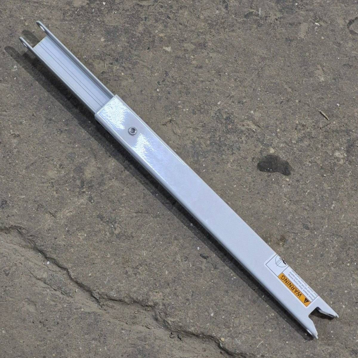 Used Dometic Awning Adjustable Pitch Arm, White/ Silver, 20 3/4" to 30 1/8" - 9100 Series - Image 3