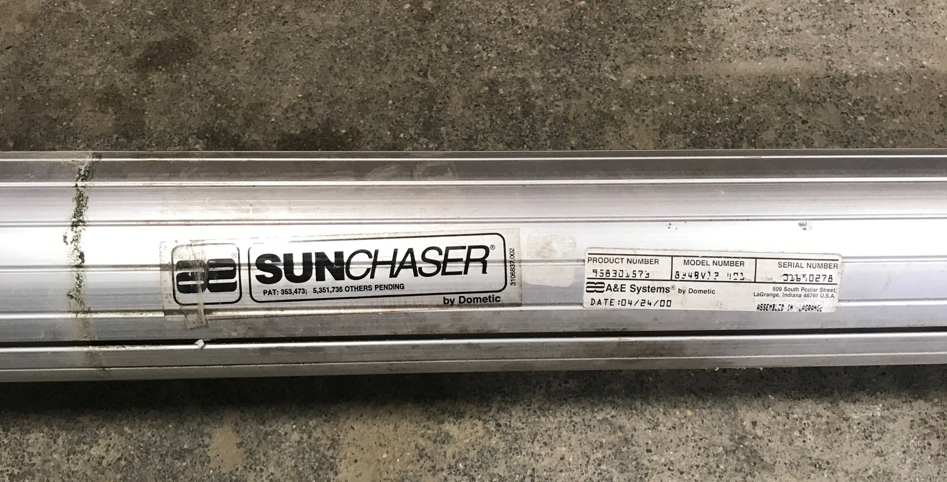 Used Dometic Awning Roller Tube 13' - Image 2