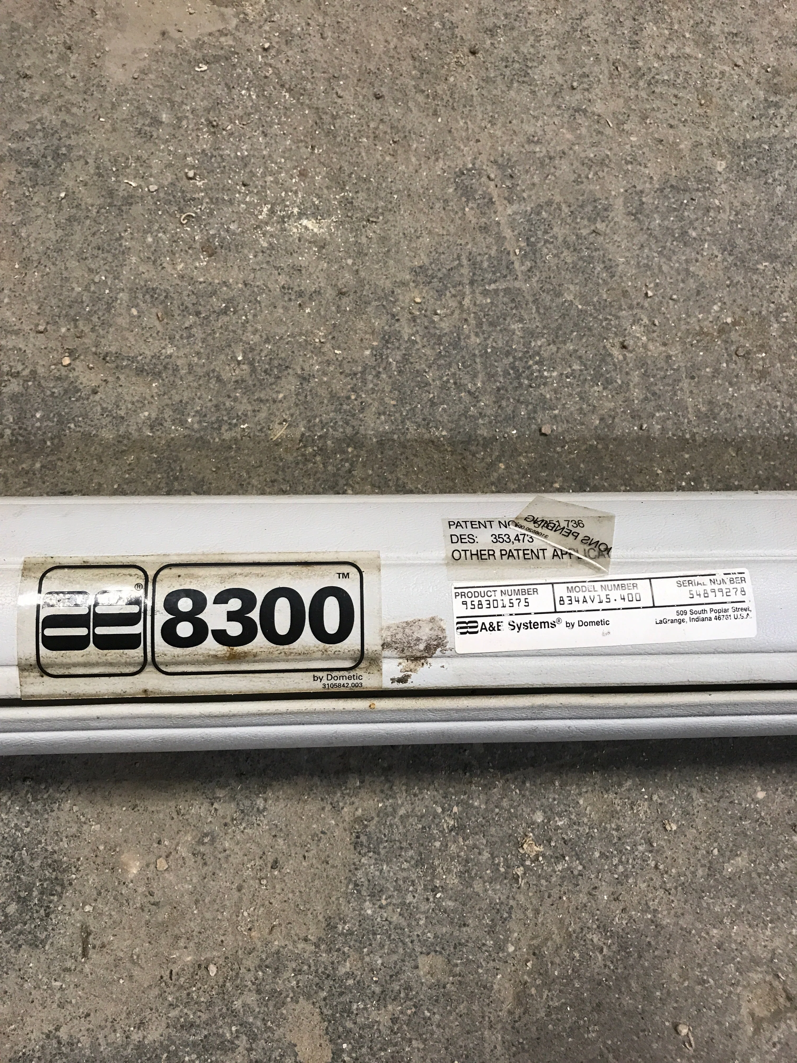 Used Dometic Awning Roller Tube 15' - Image 3